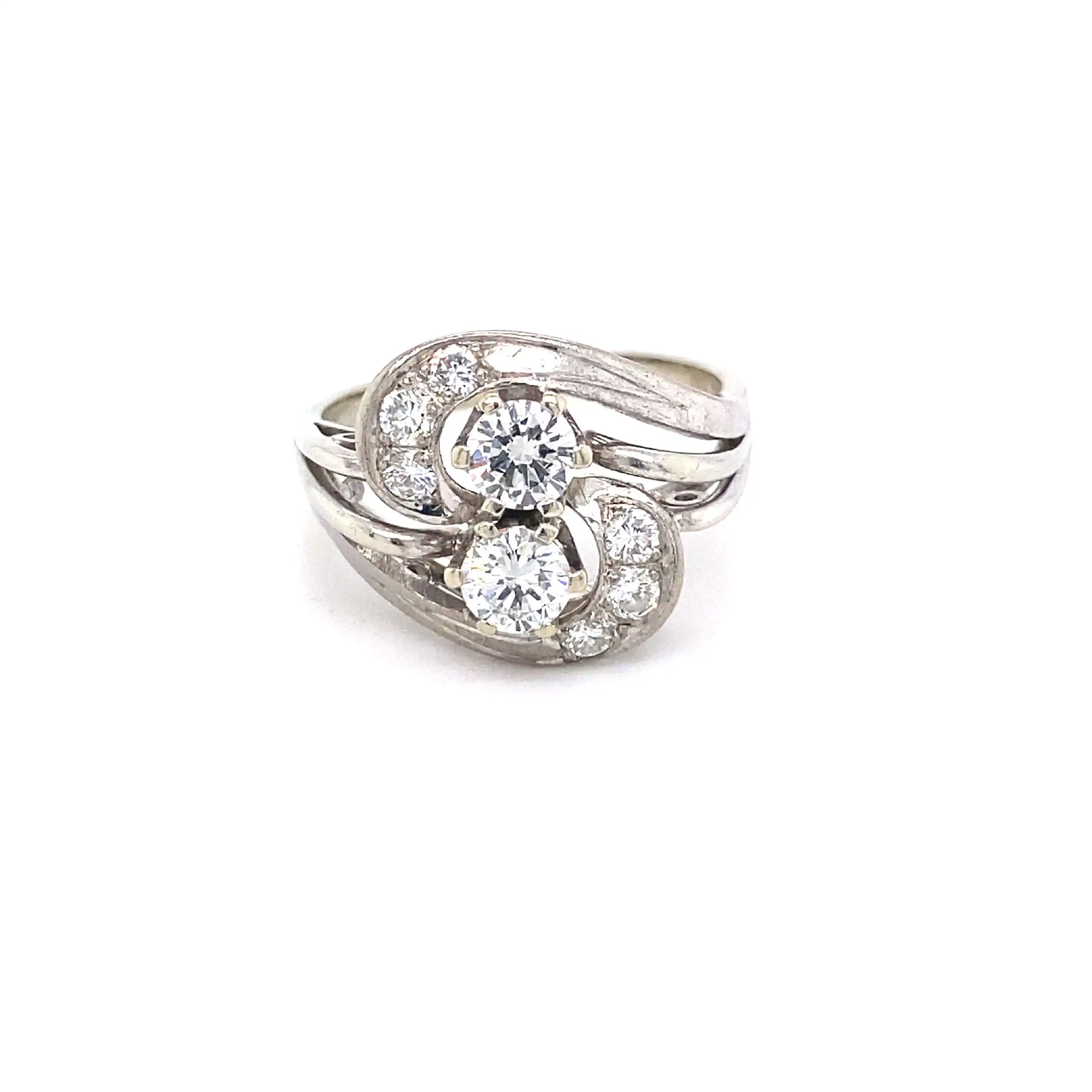 Ring Weißgold mit Brillanten Ring Weißgold mit Brillanten