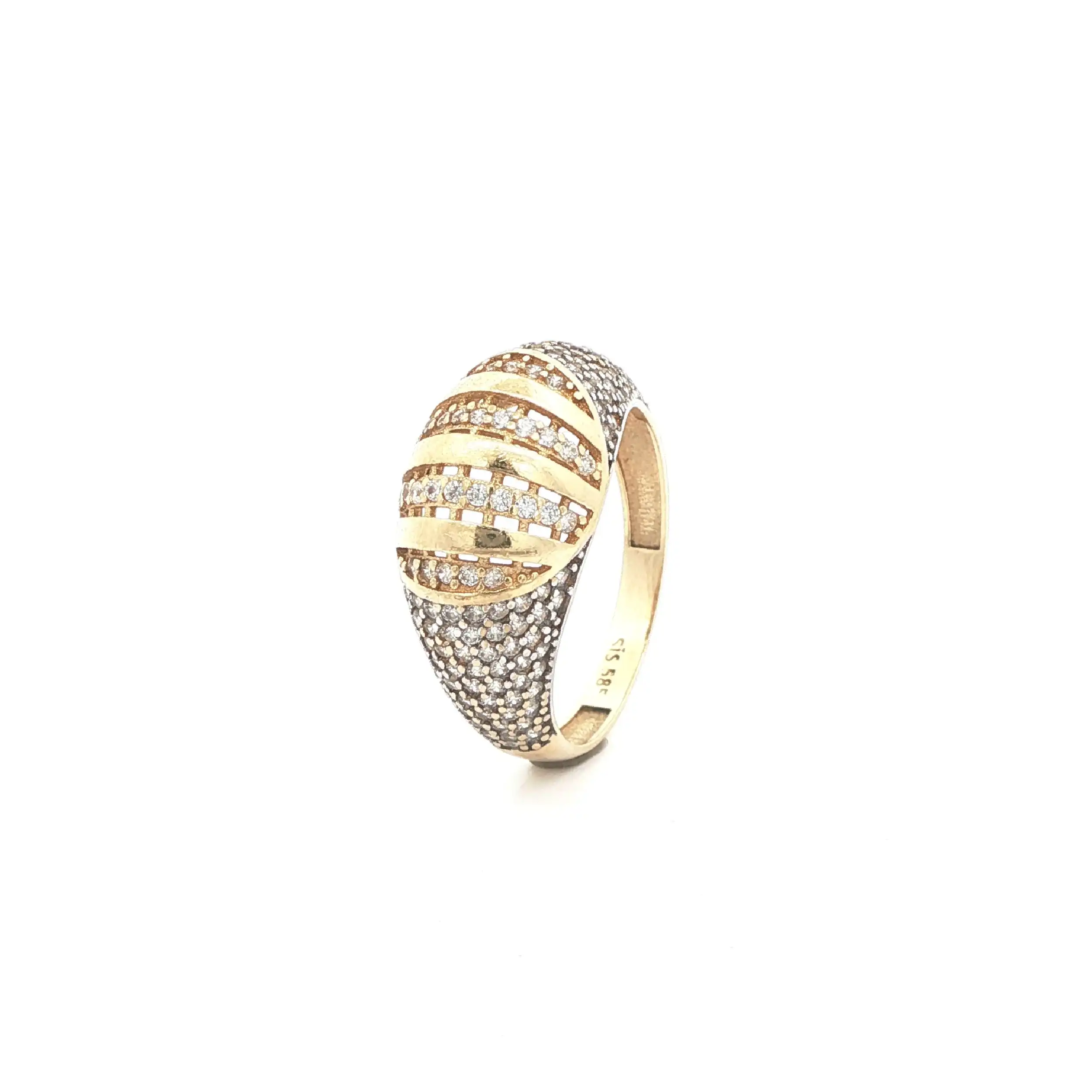 Ring Gelbgold mit Zirkonia
