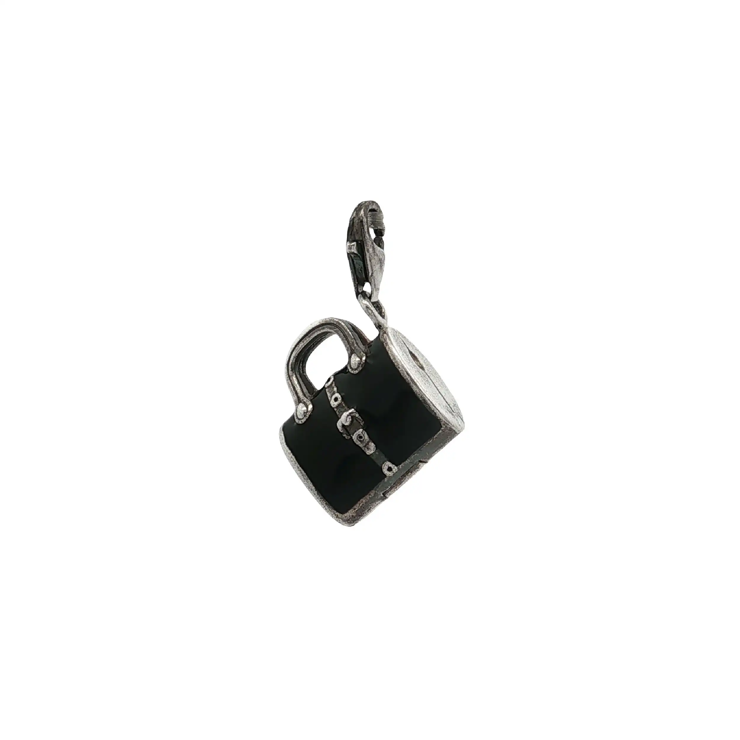 Charm Silber Thomas Sabo Tasche schwarz Charm Silber Thomas Sabo Tasche schwarz