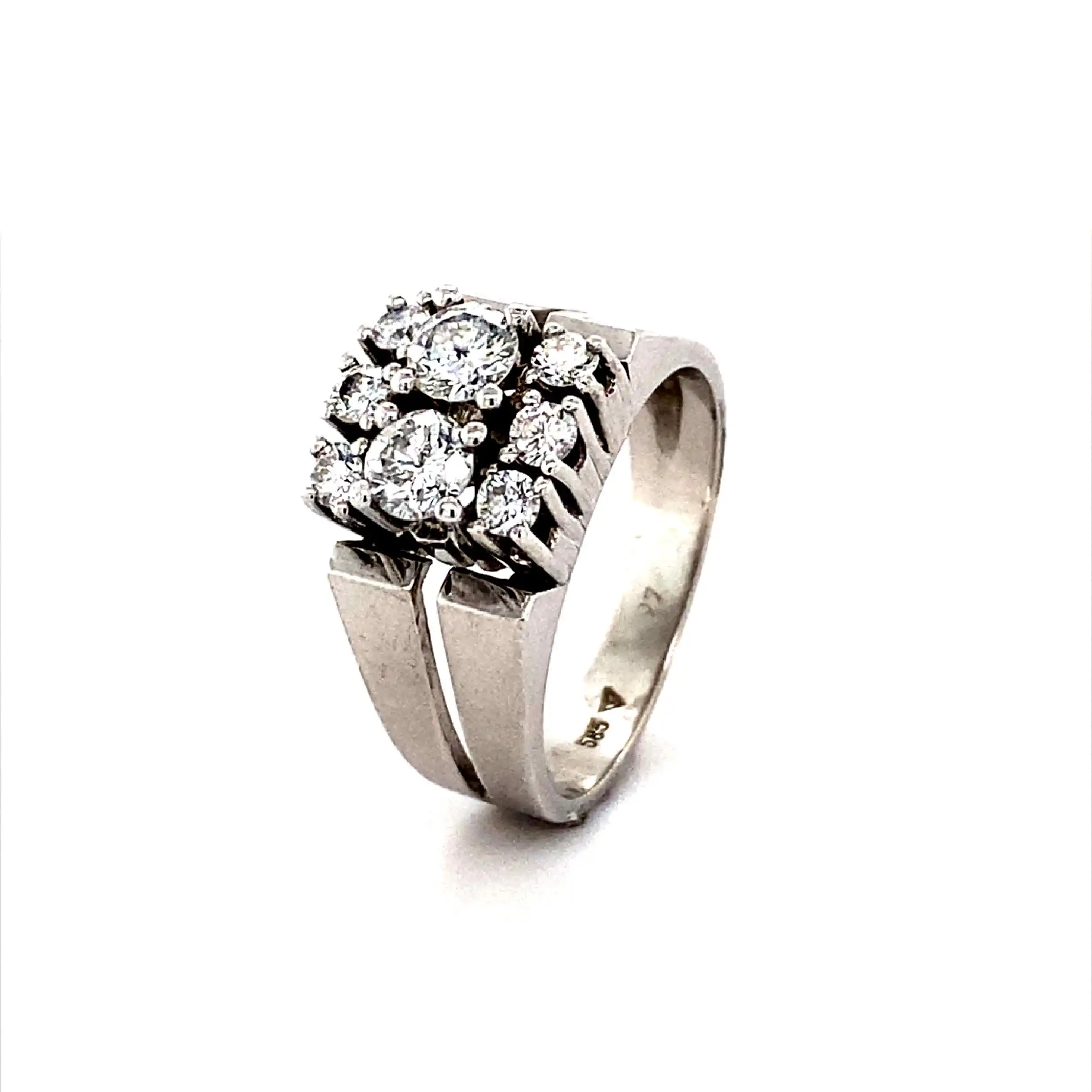 Ring Weißgold mit Brillanten Ring Weißgold mit Brillanten