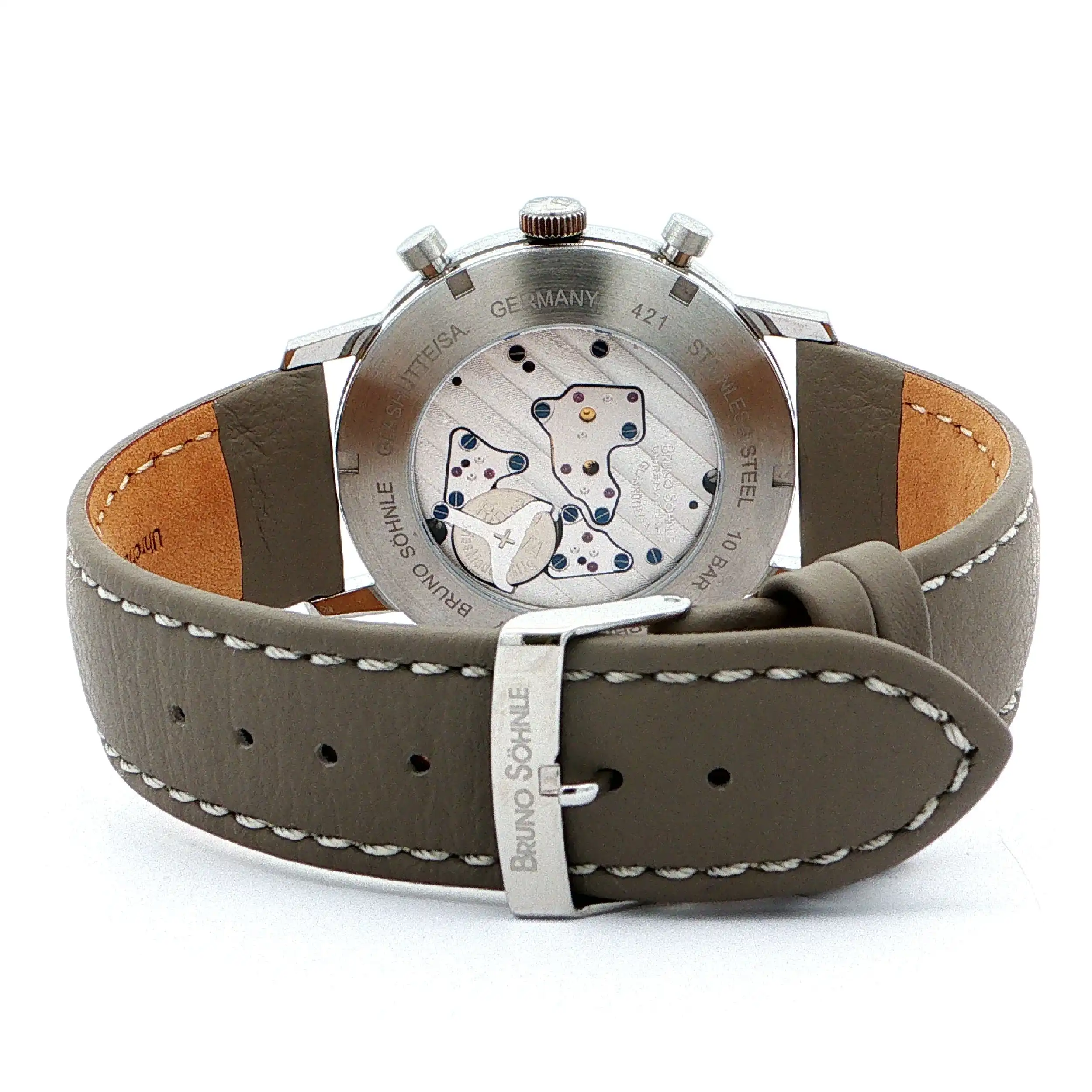 Herrenuhr Bruno Söhnle Stuttgart Chronograph Big mit Lederarmband Herrenuhr Bruno Söhnle Stuttgart Chronograph Big mit Lederarmband