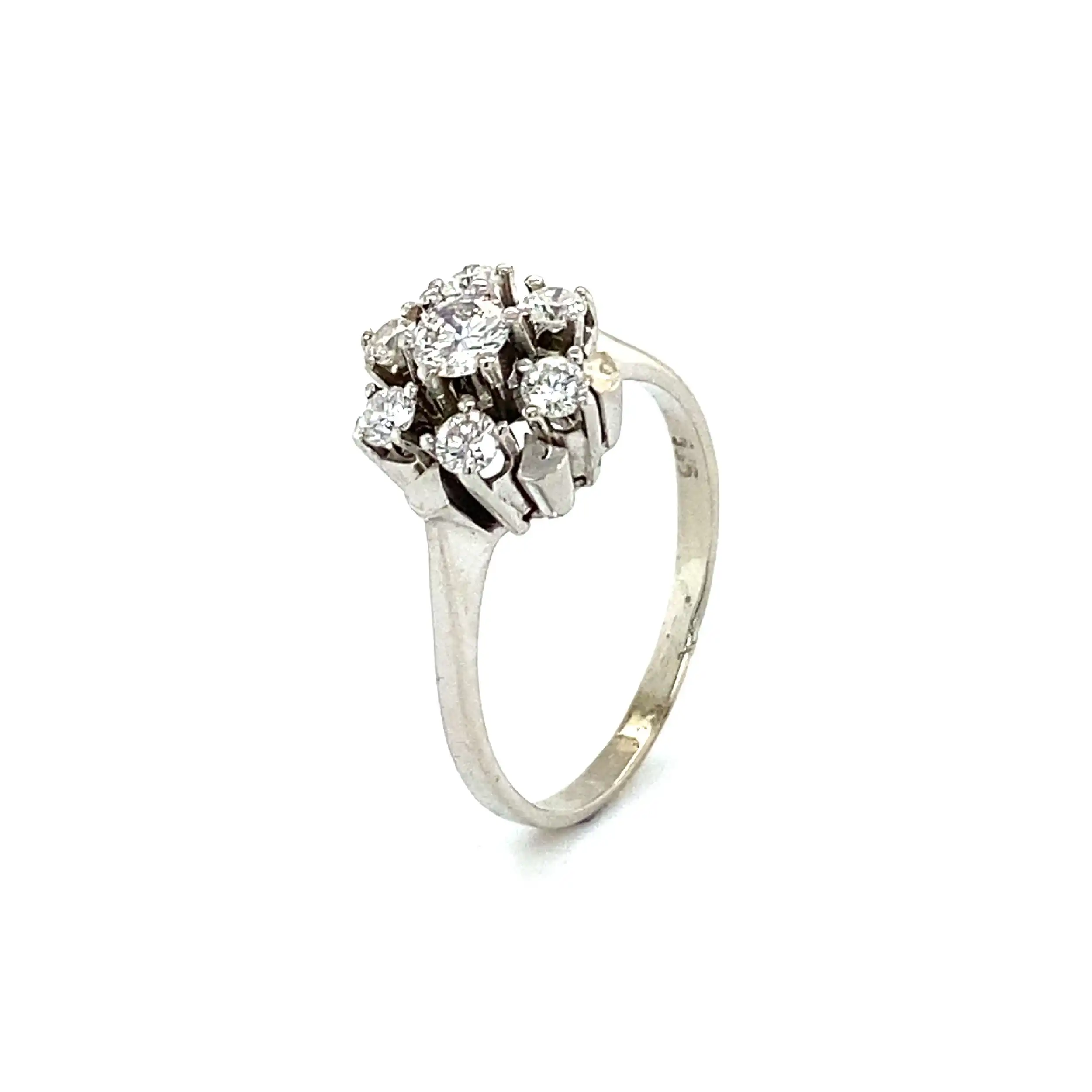Ring Weißgold mit Brillanten Ring Weißgold mit Brillanten