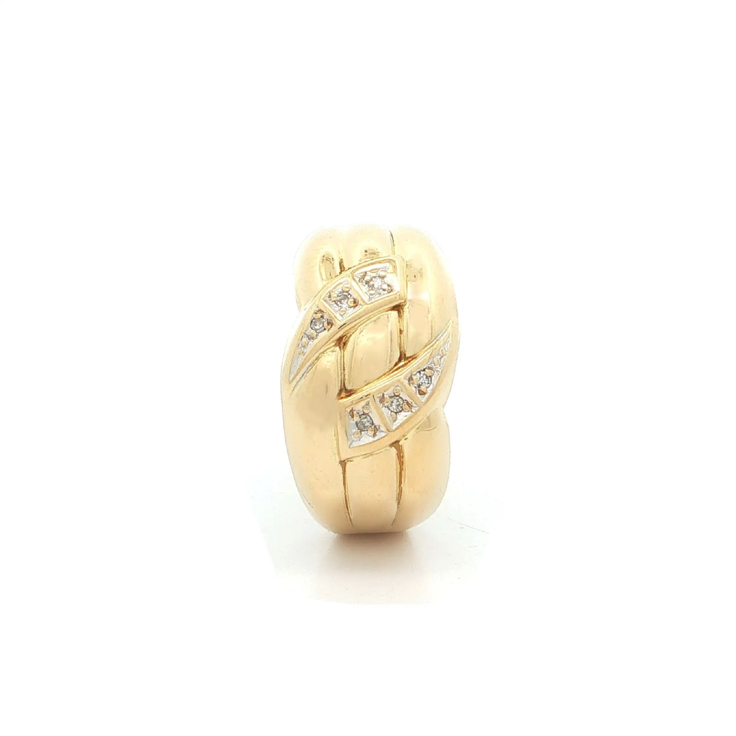 Ring Gelbgold mit Diamanten Ring Gelbgold mit Diamanten