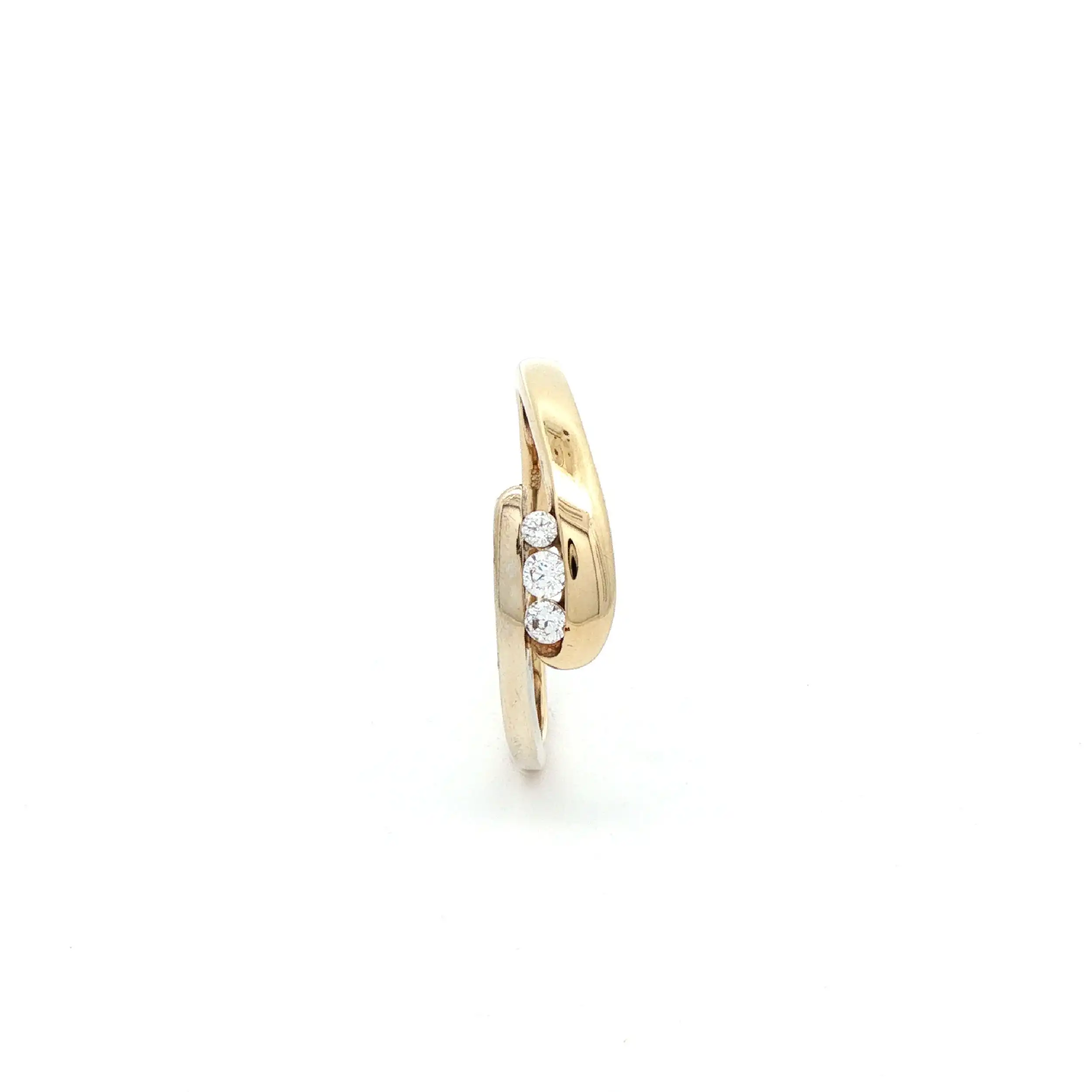 Ring Gelbgold mit Zirkonia Ring Gelbgold mit Zirkonia