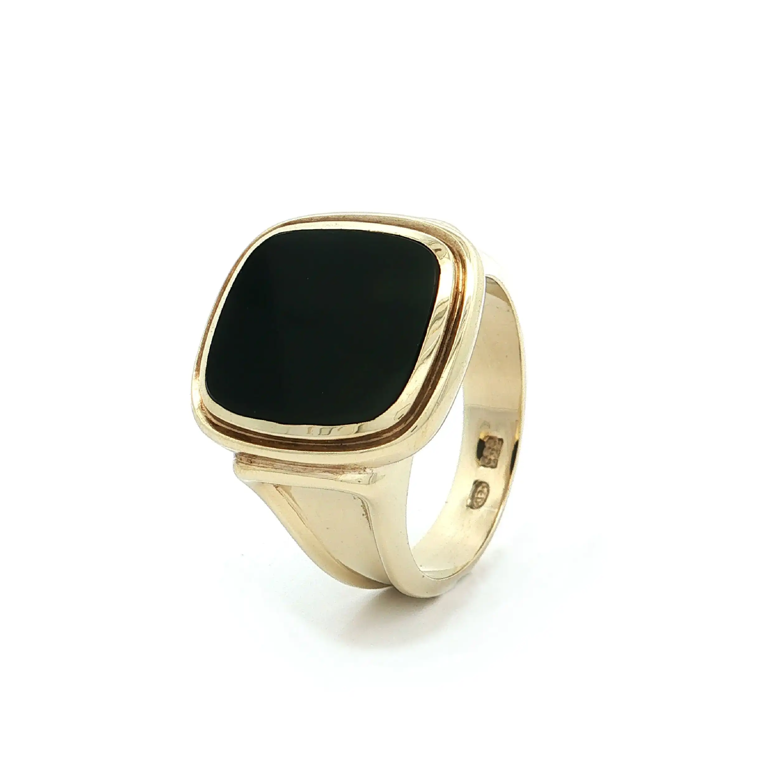Ring Gelbgold mit Onyx Ring Gelbgold mit Onyx