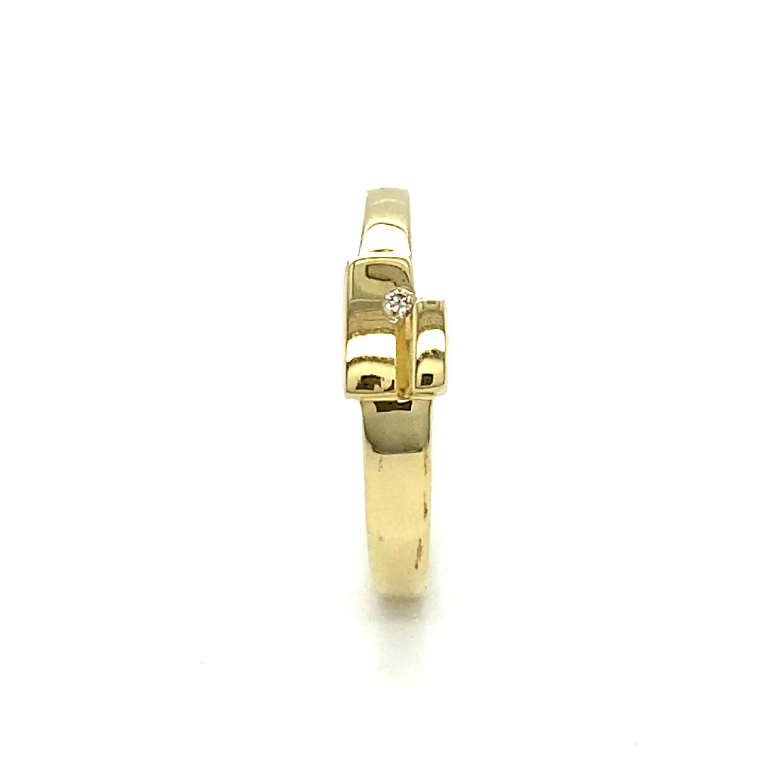 Ring Gelbgold mit Brillant Ring Gelbgold mit Brillant