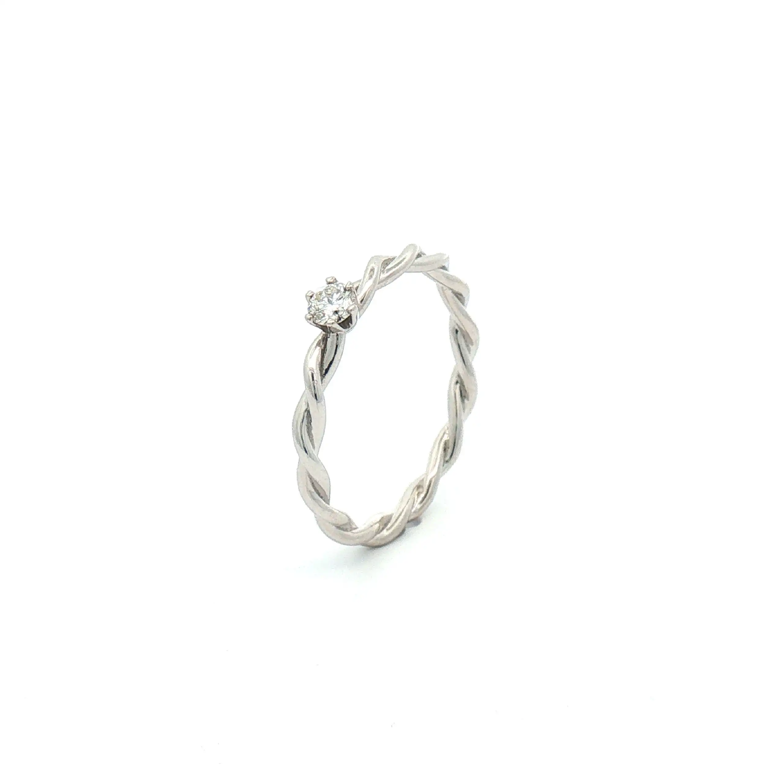 Ring Weißgold mit Brillant