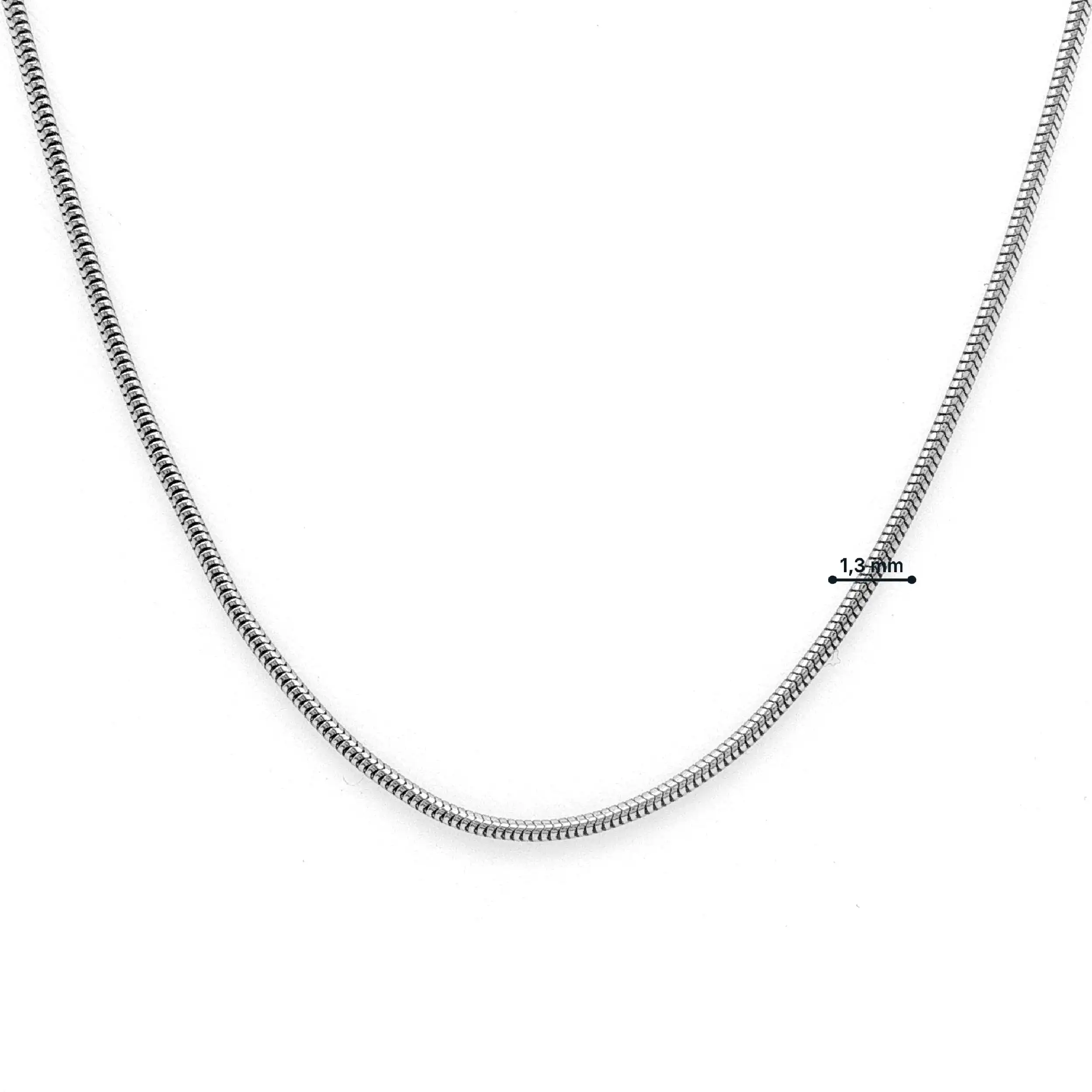 Schlangenkette Silber