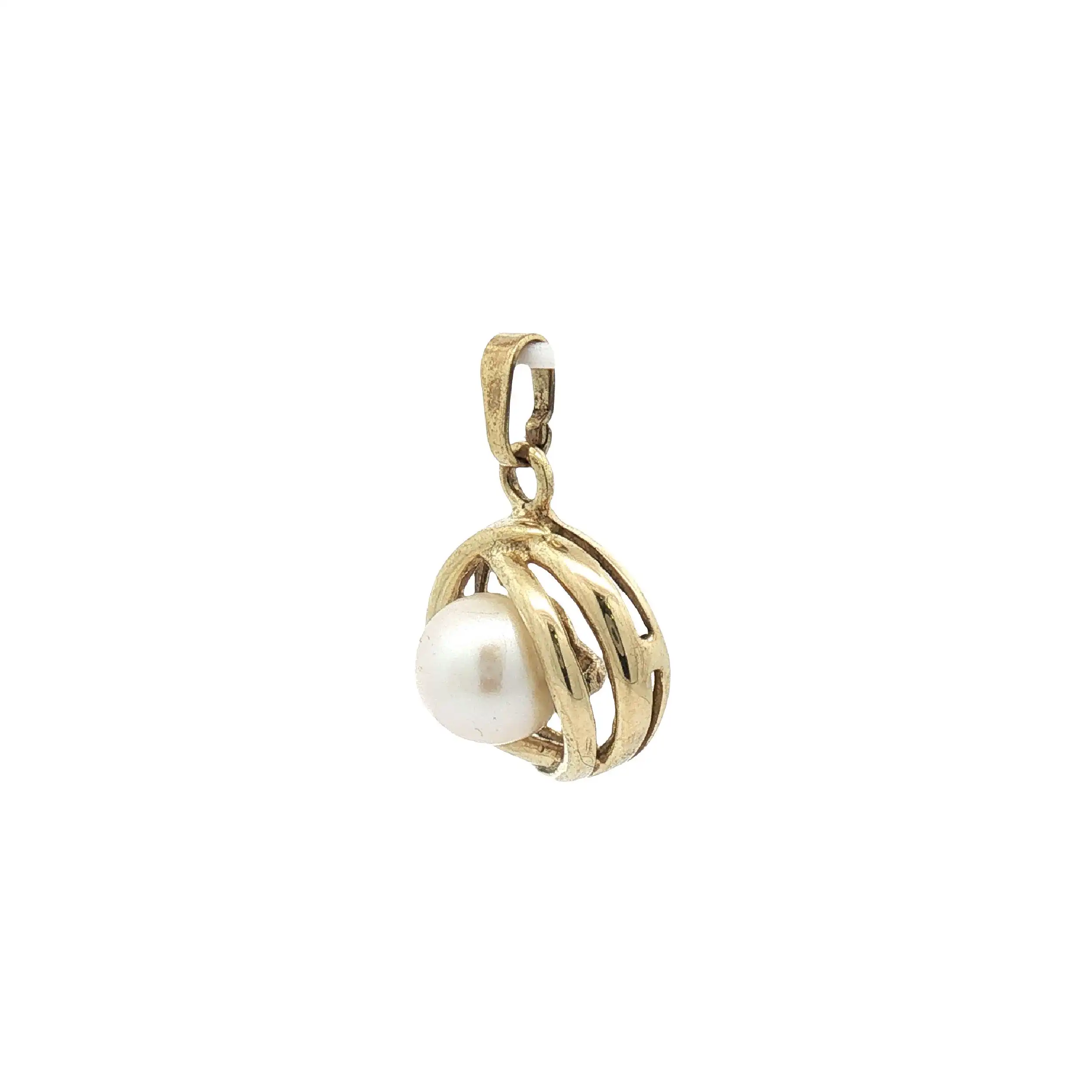 Anhänger Gelbgold mit Perle Anhänger Gelbgold mit Perle