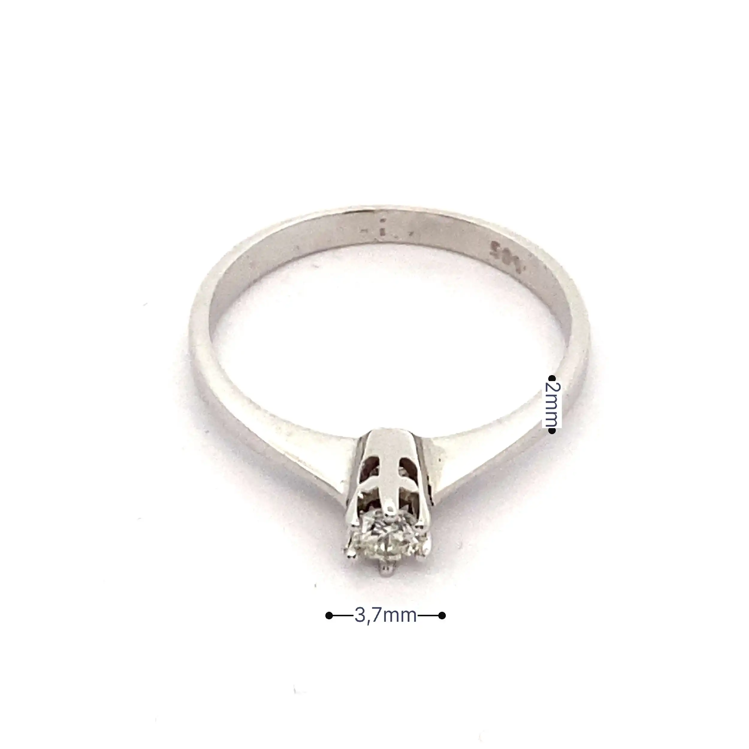 Ring Weißgold mit Brillant