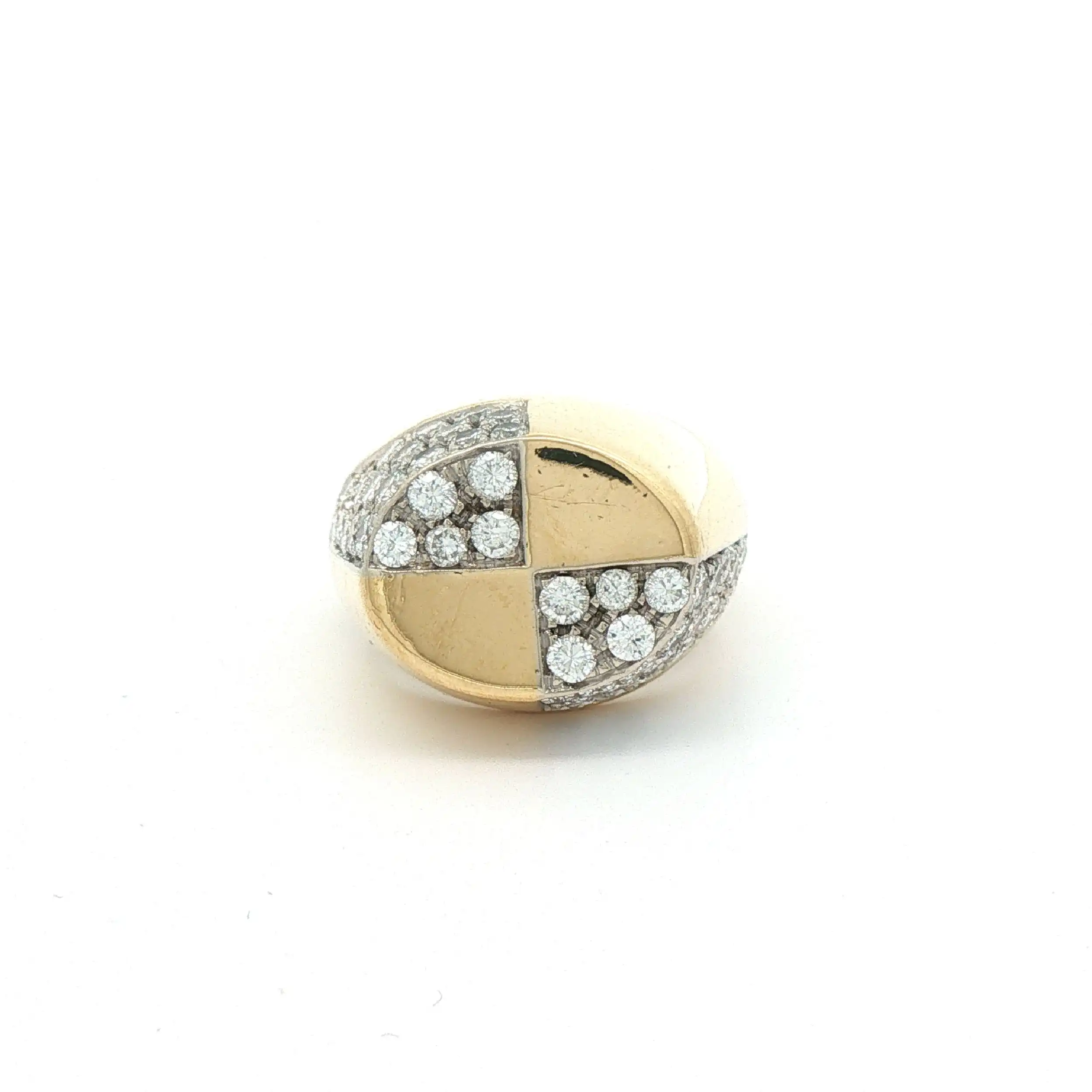 Ring Gelbgold mit Brillanten
