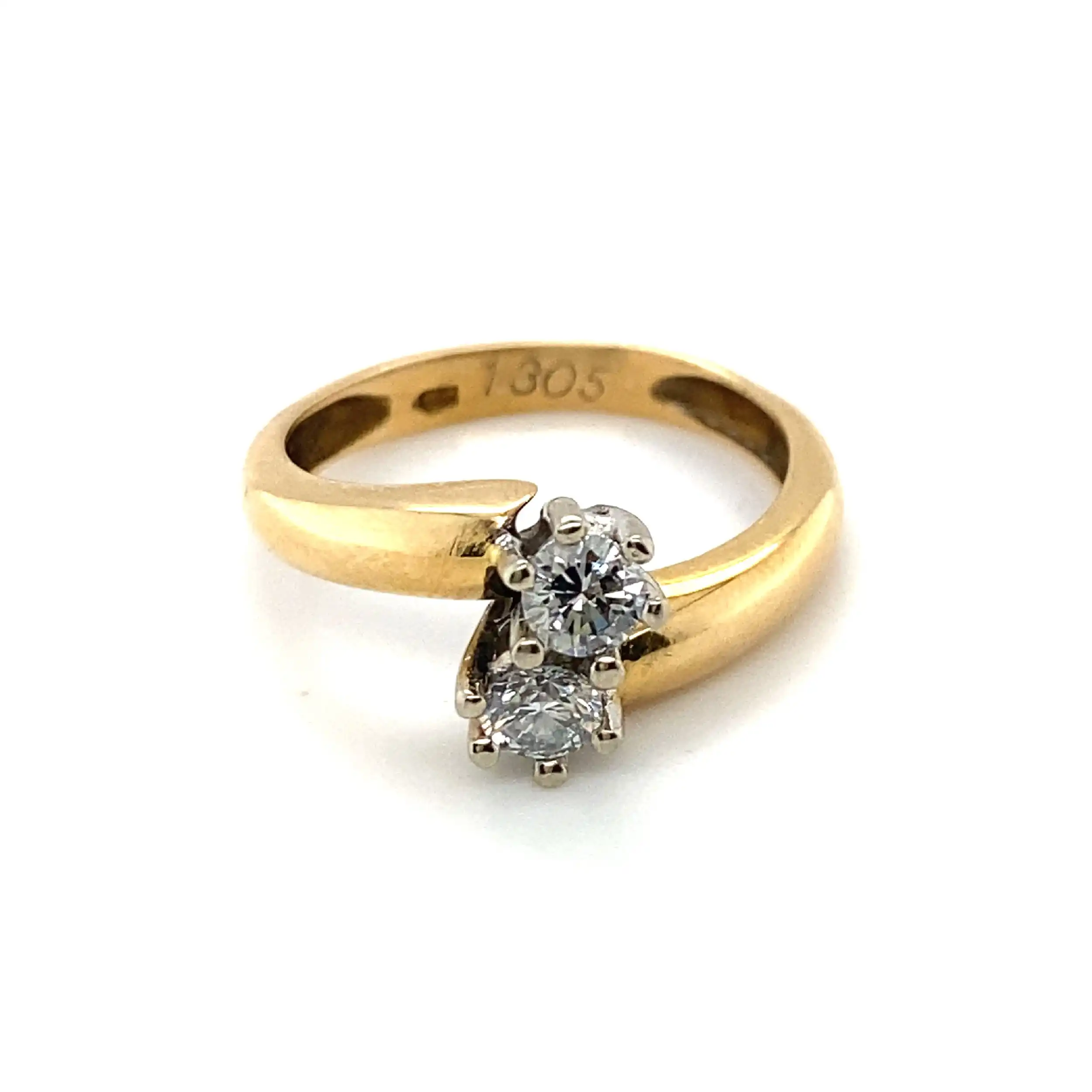 Ring Bicolor mit Brillanten Ring Bicolor mit Brillanten