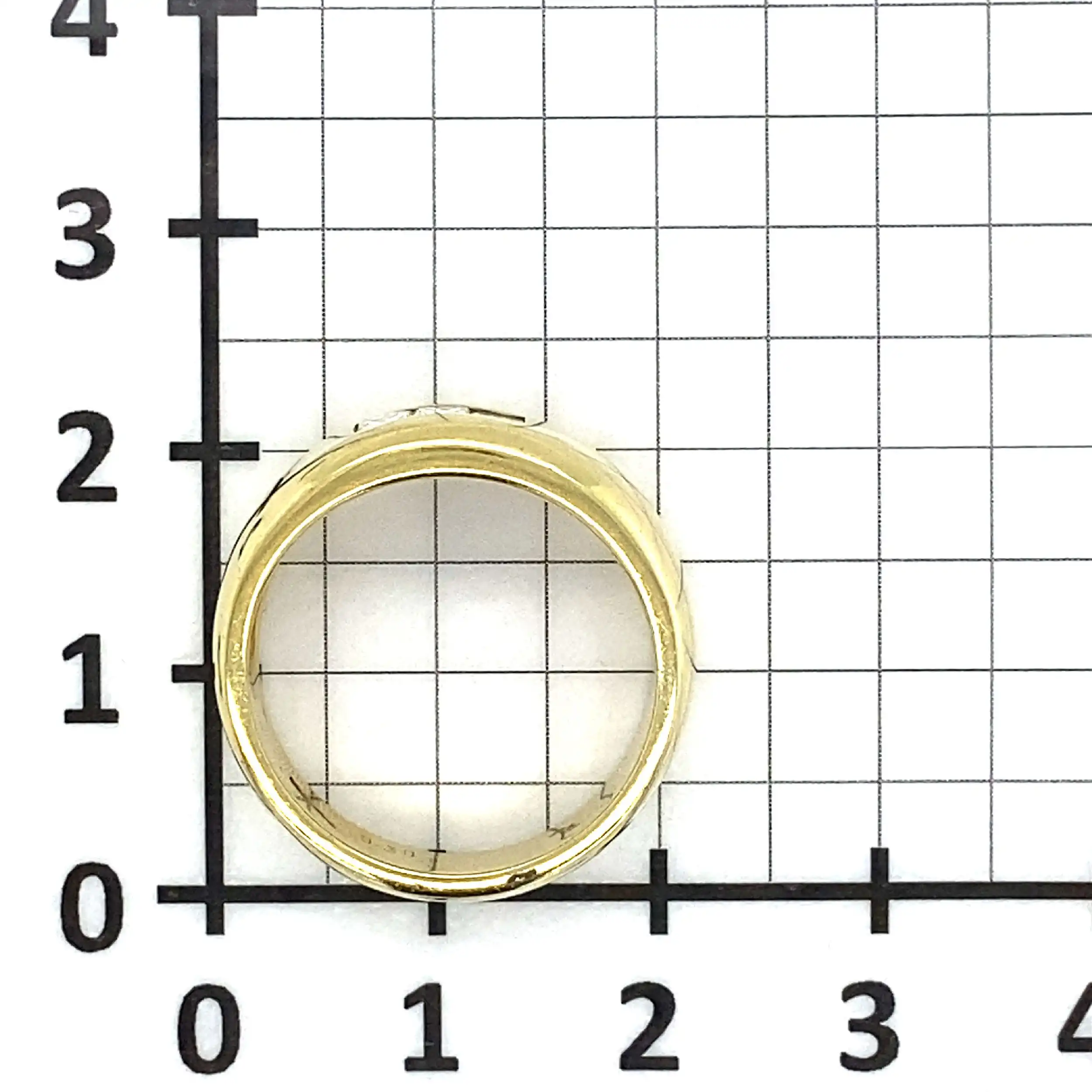 Ring Gelbgold mit Diamanten in Pricess Cut, graviert mit 0,30ct Ring Gelbgold mit Diamanten in Pricess Cut, graviert mit 0,30ct