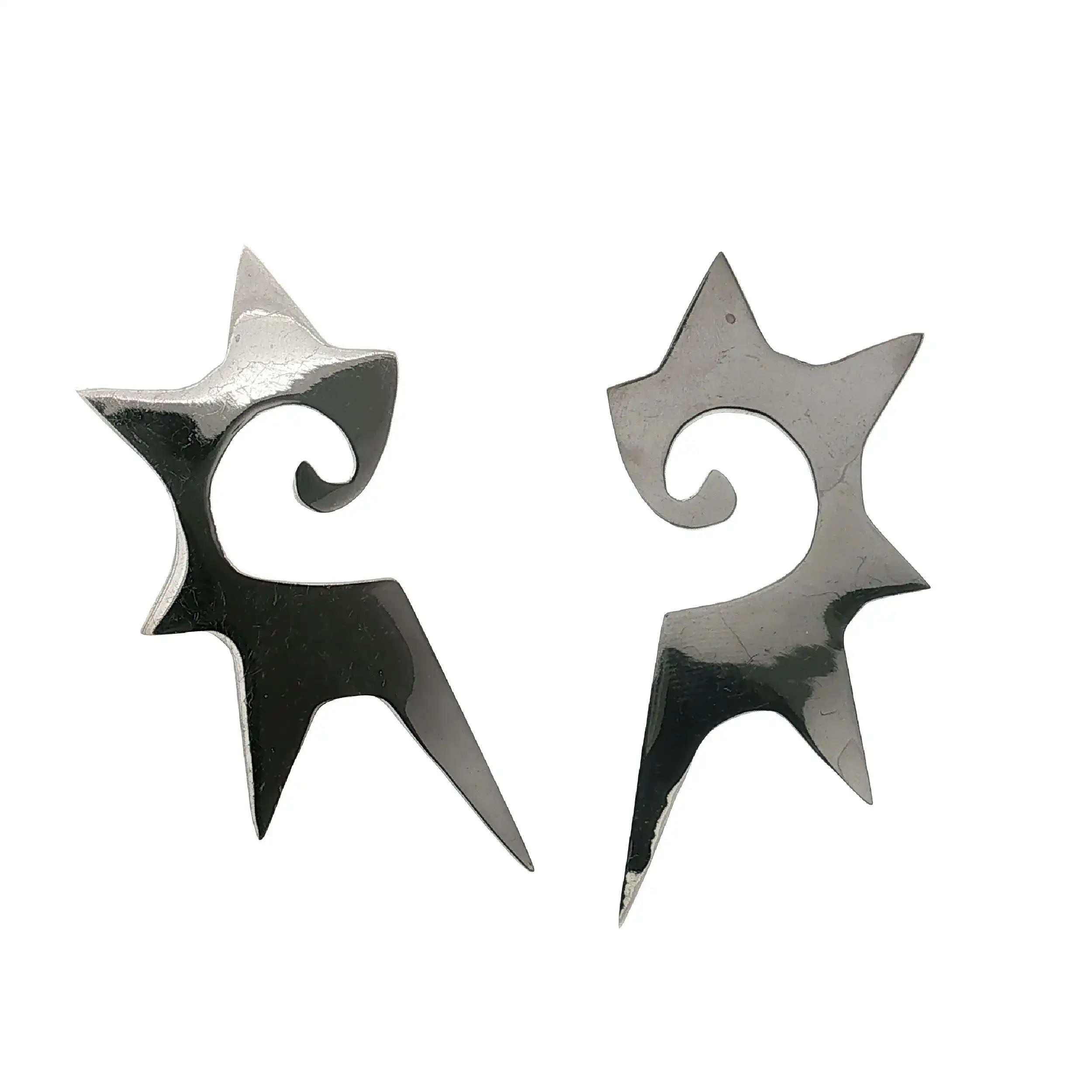Paar Ohrstecker Silber Spitz