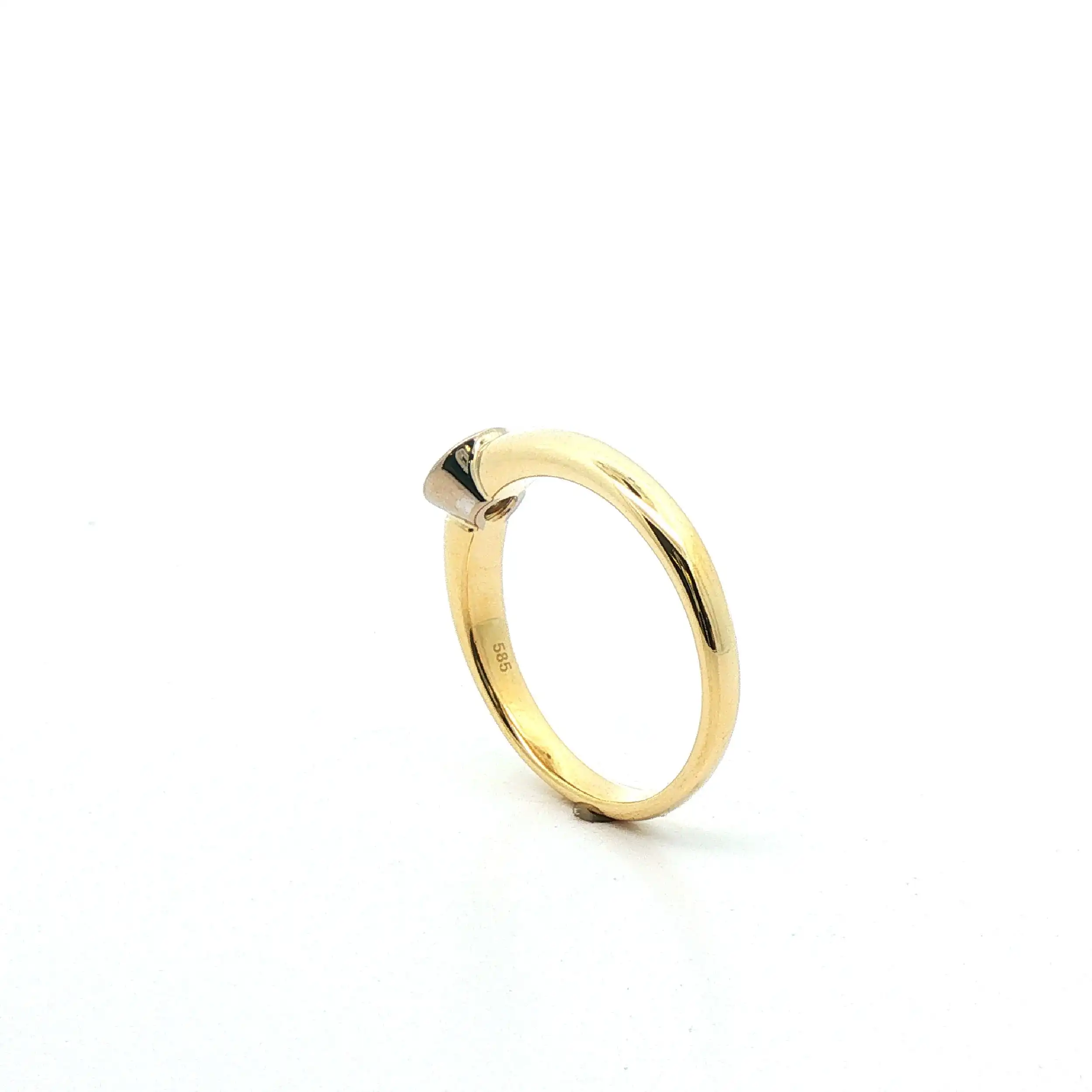 Ring Bicolor mit Brillant