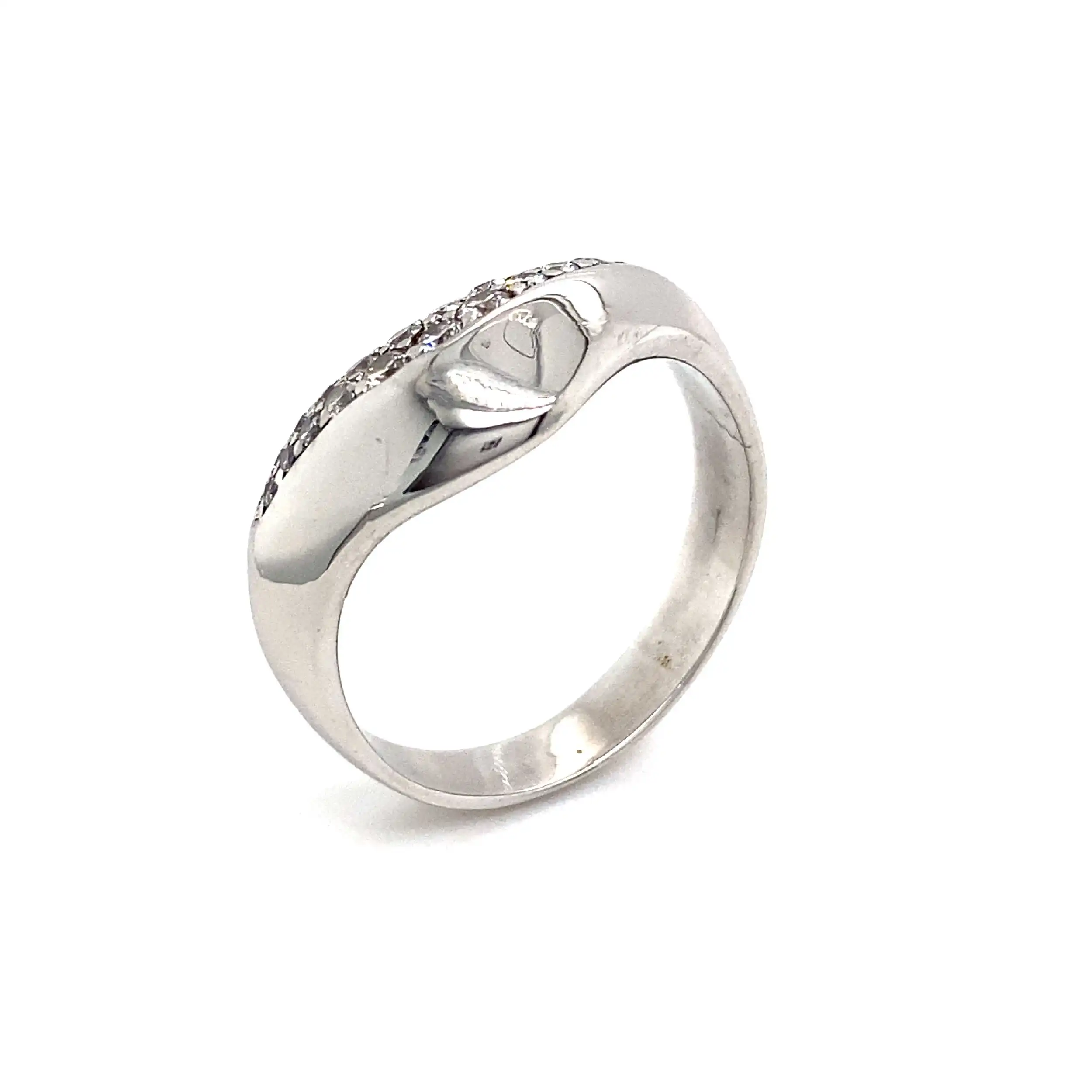 Ring Weißgold mit Brillanten Ring Weißgold mit Brillanten