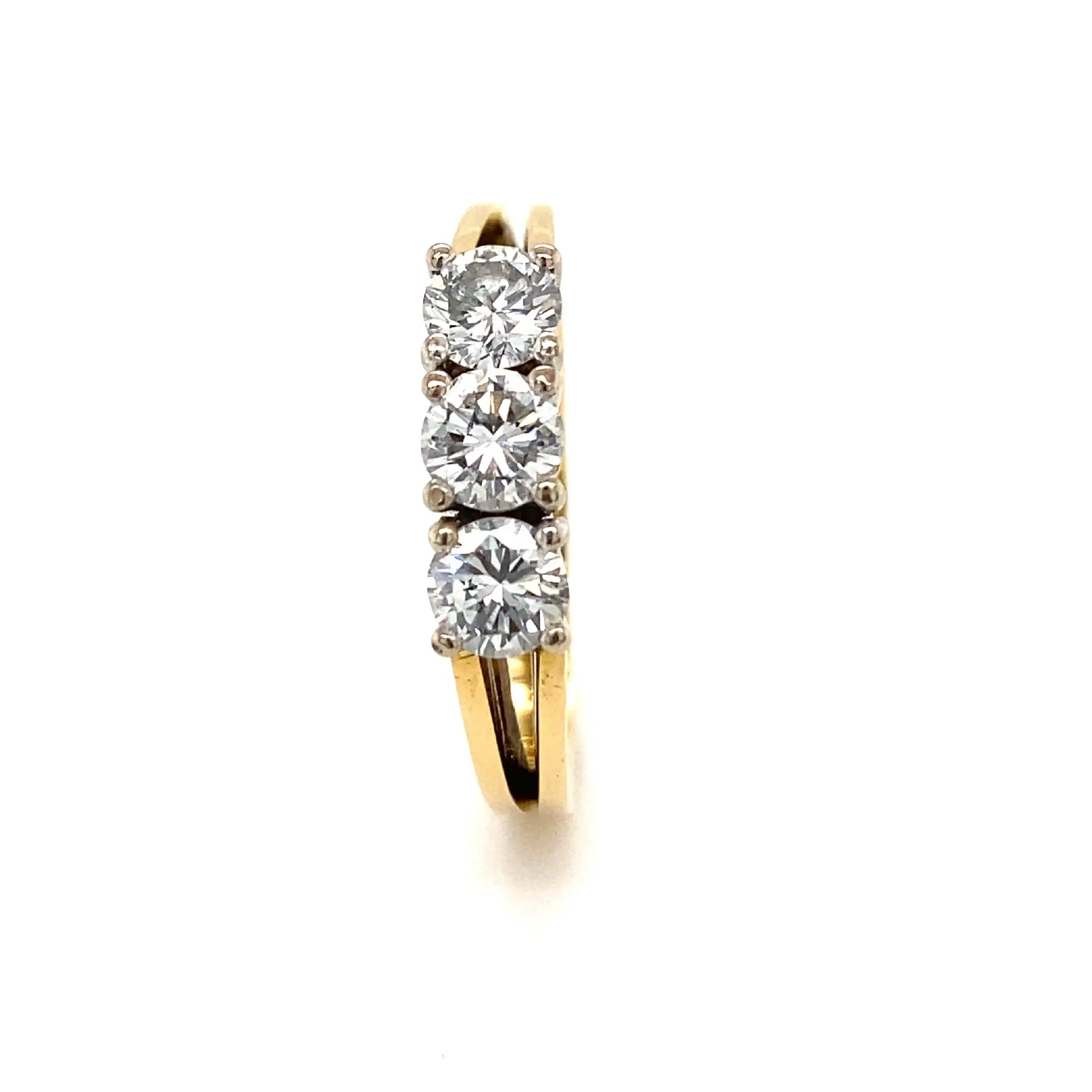 Ring Bicolor mit Brillanten