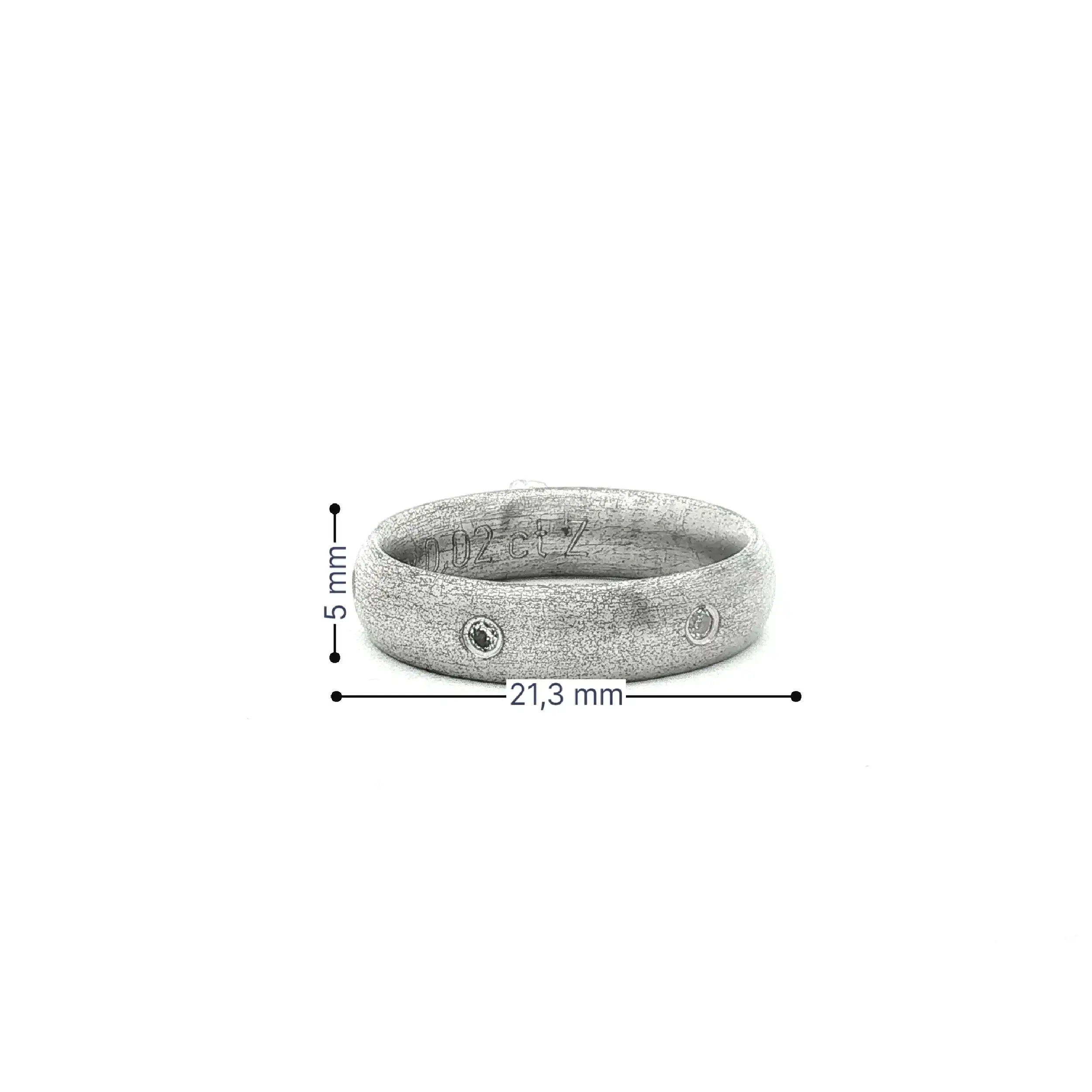Musterring Silber Niessing mit Zirkonia Musterring Silber Niessing mit Zirkonia