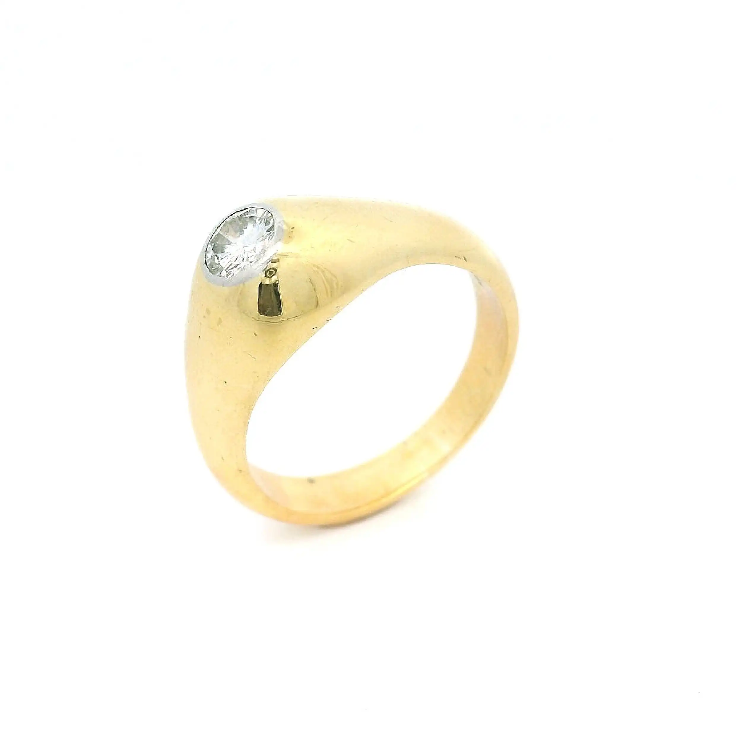 Ring Gelbgold mit Brillant
