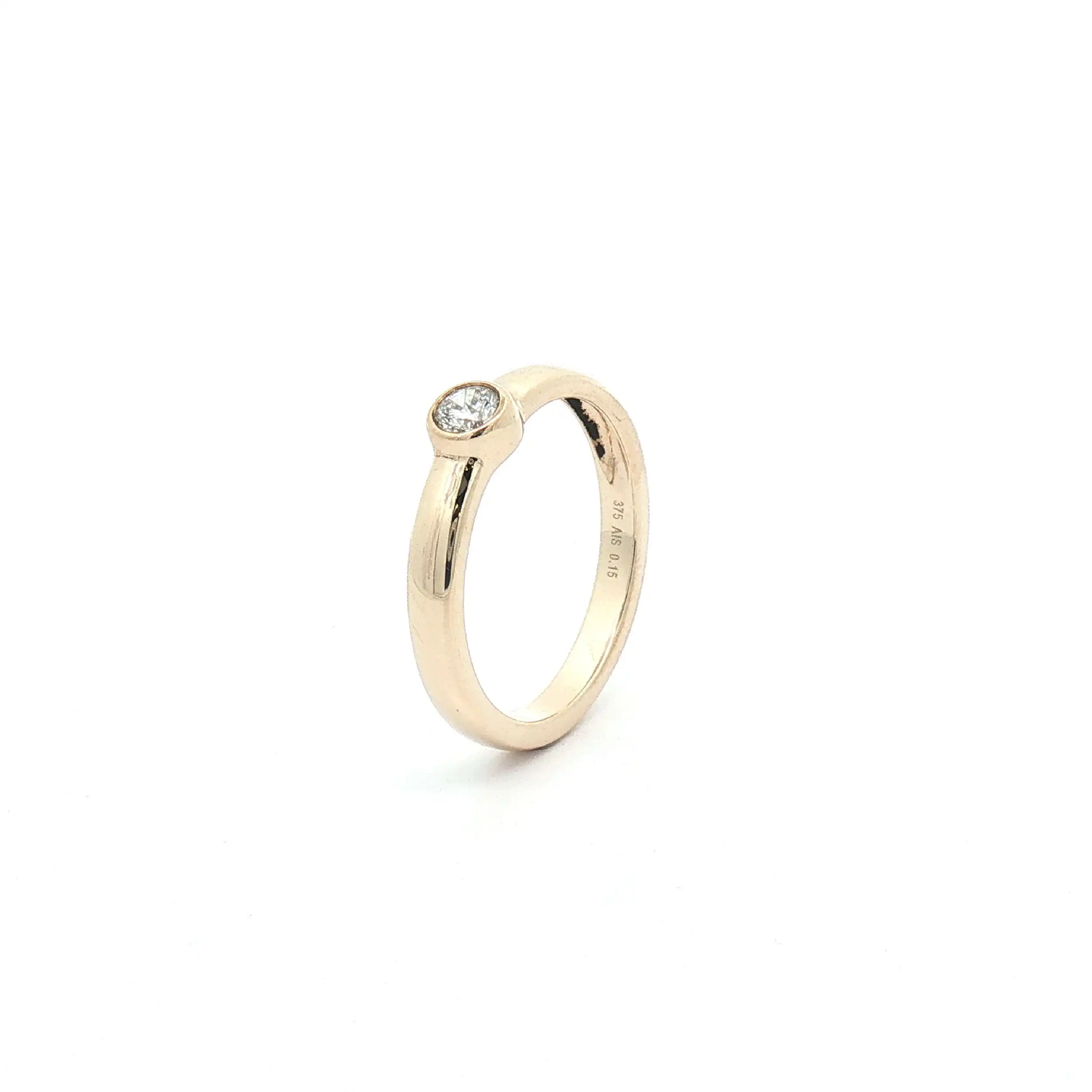 Ring Gelbgold mit Brillant