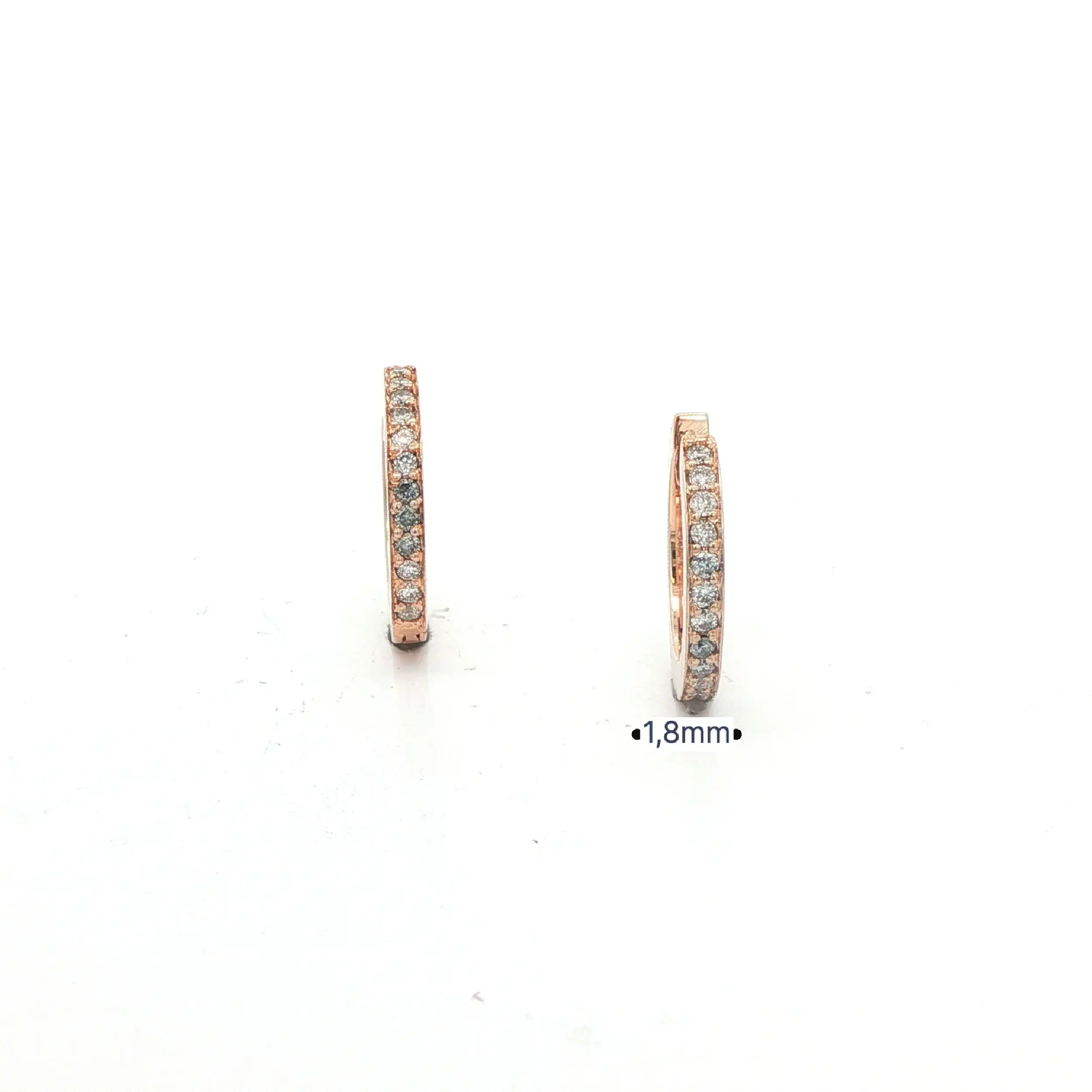 Creolen Gelbgold mit Brillanten Creolen Gelbgold mit Brillanten