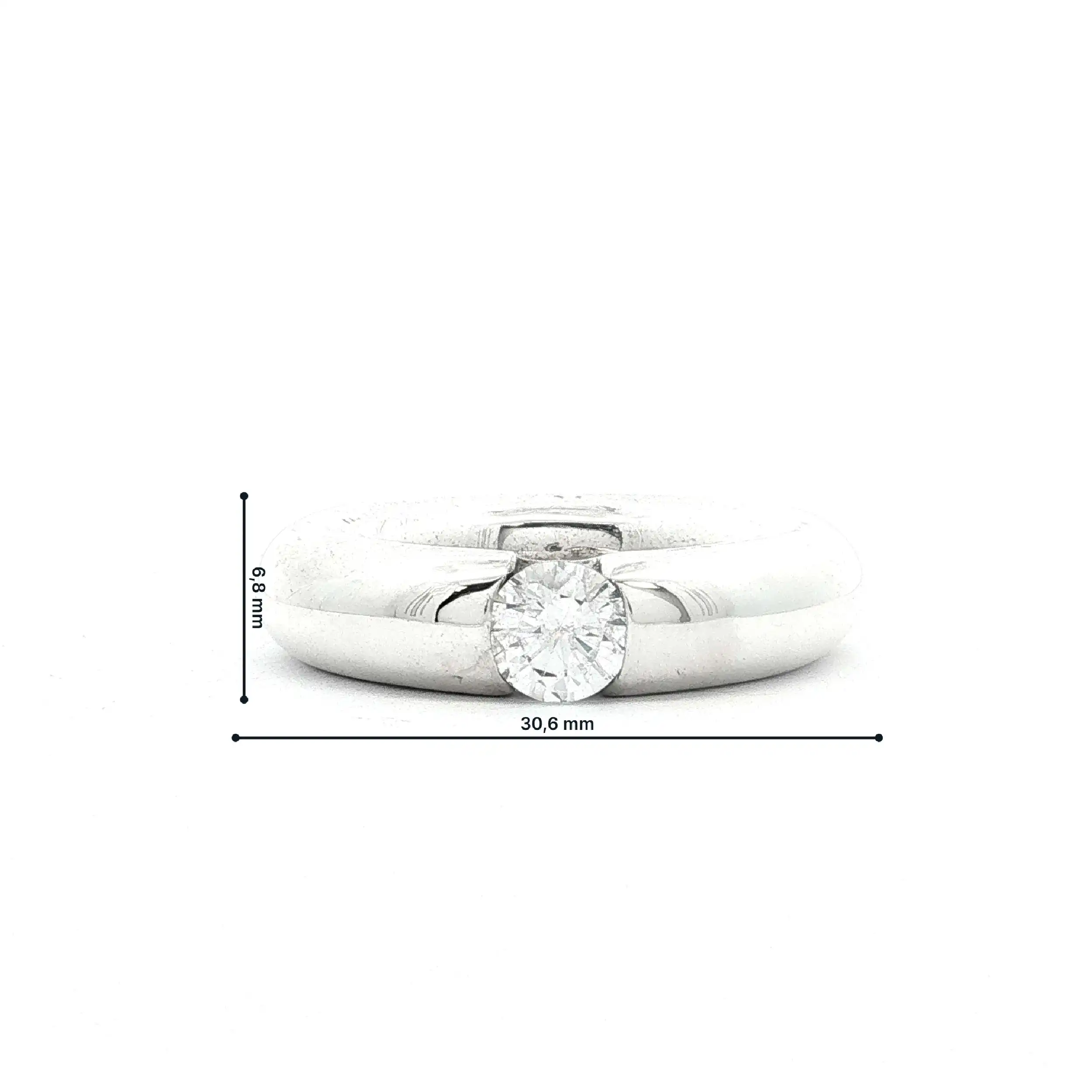 Ring Silber Hertl mit Zirkonia