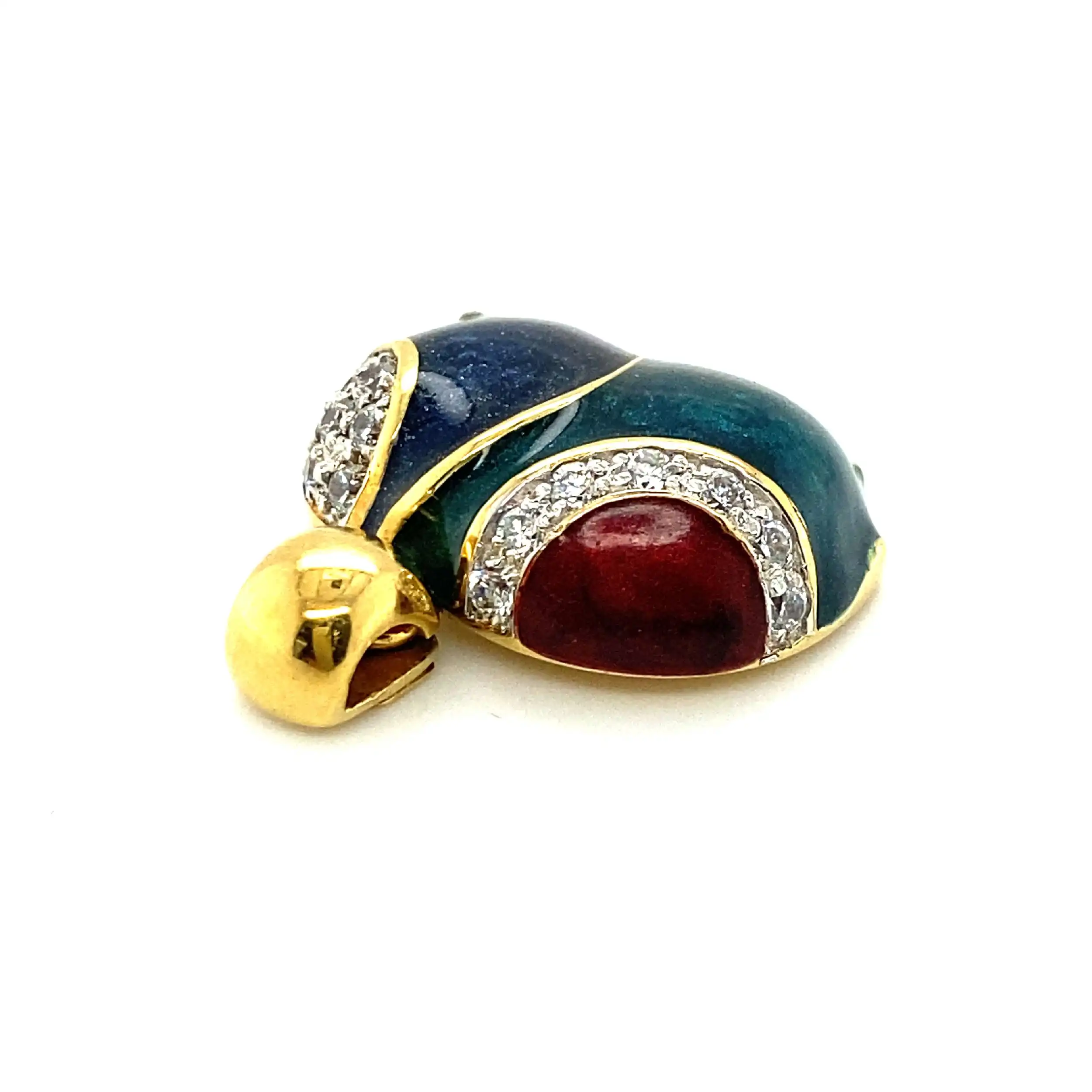 Anhänger/Clip Gelbgold Elefant mit Zirkonia Anhänger/Clip Gelbgold Elefant mit Zirkonia