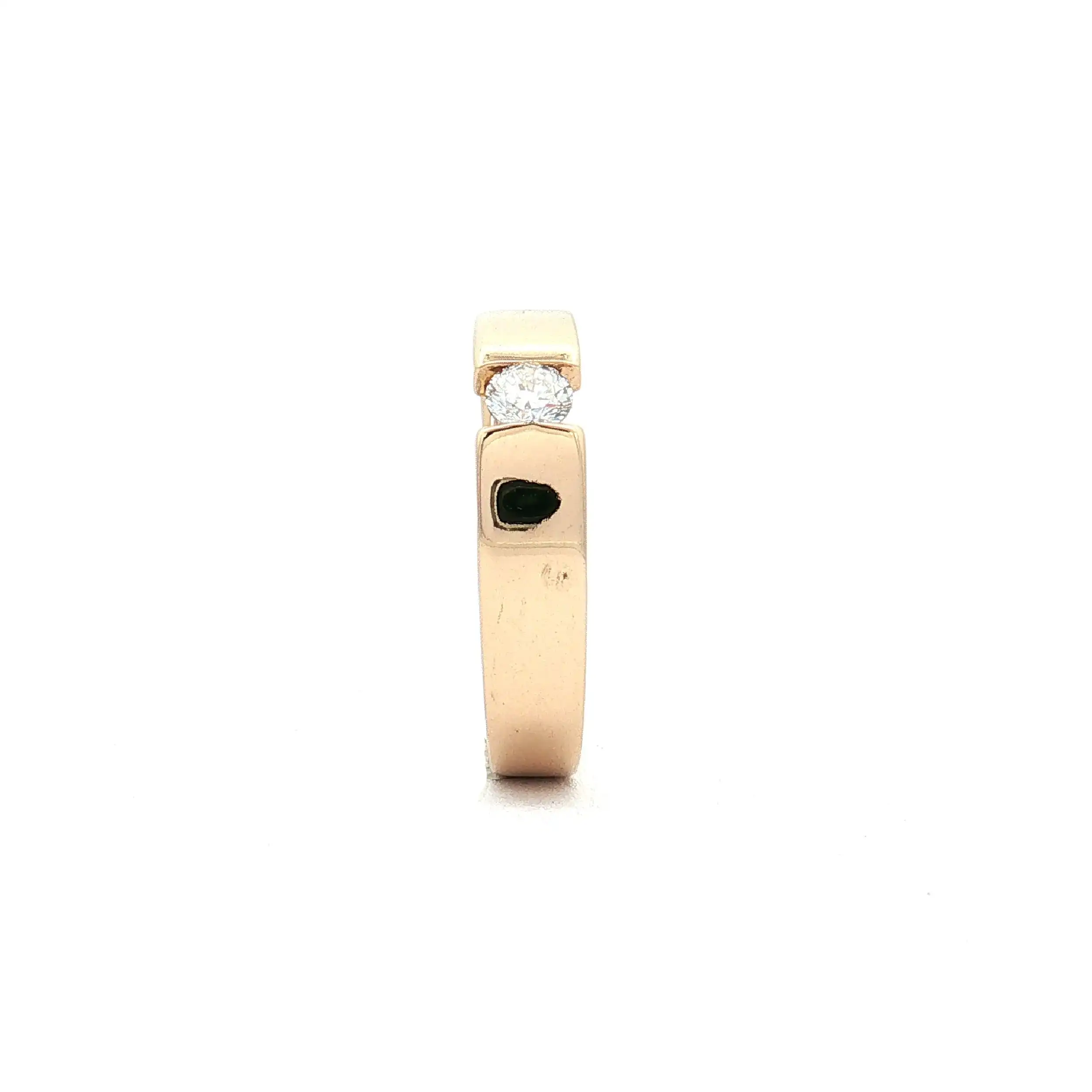 Ring Gelbgold mit Brillant Solitär
