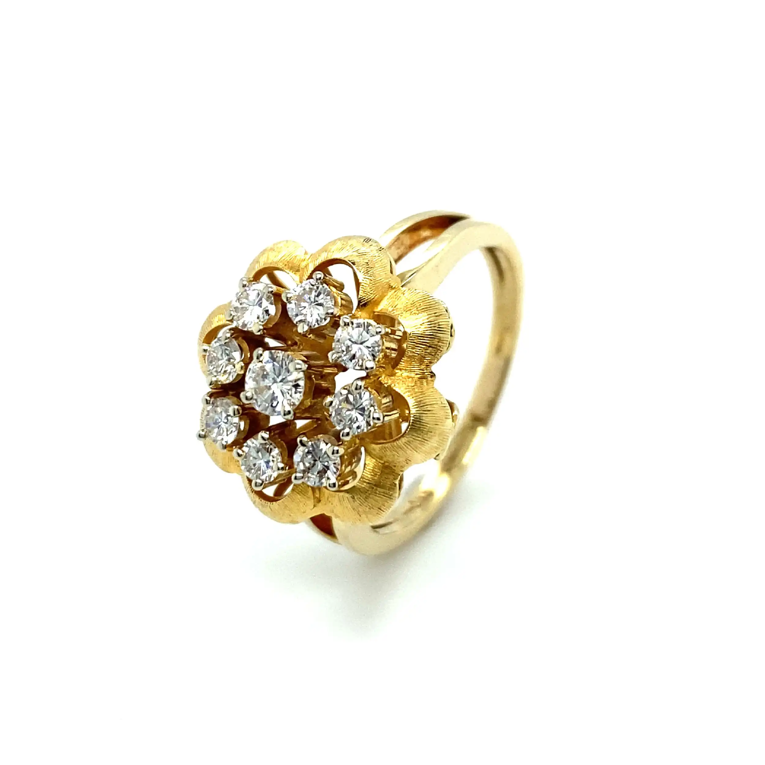 Ring Gelbgold mit Brillanten