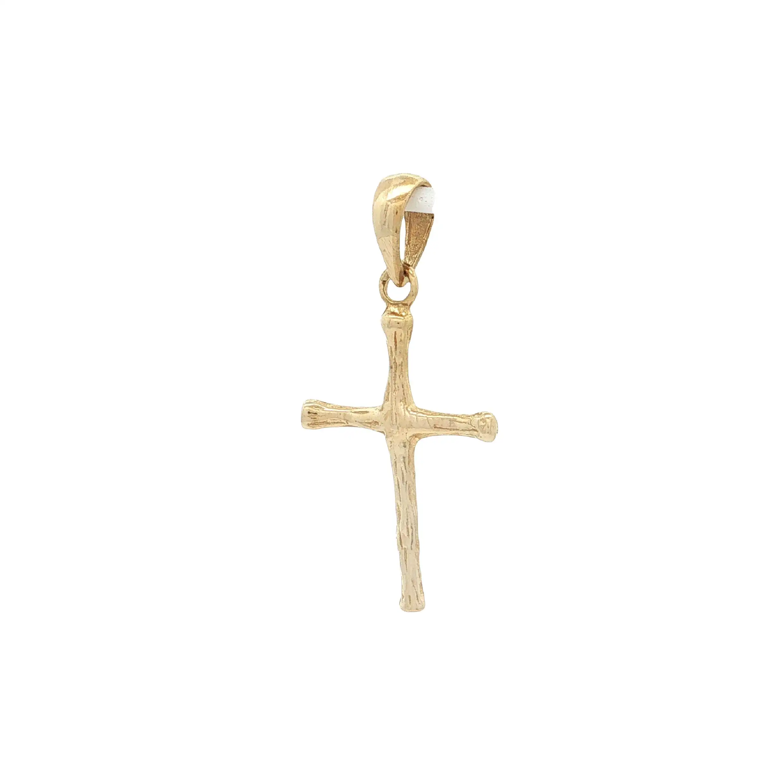 Kreuzanhänger Gelbgold