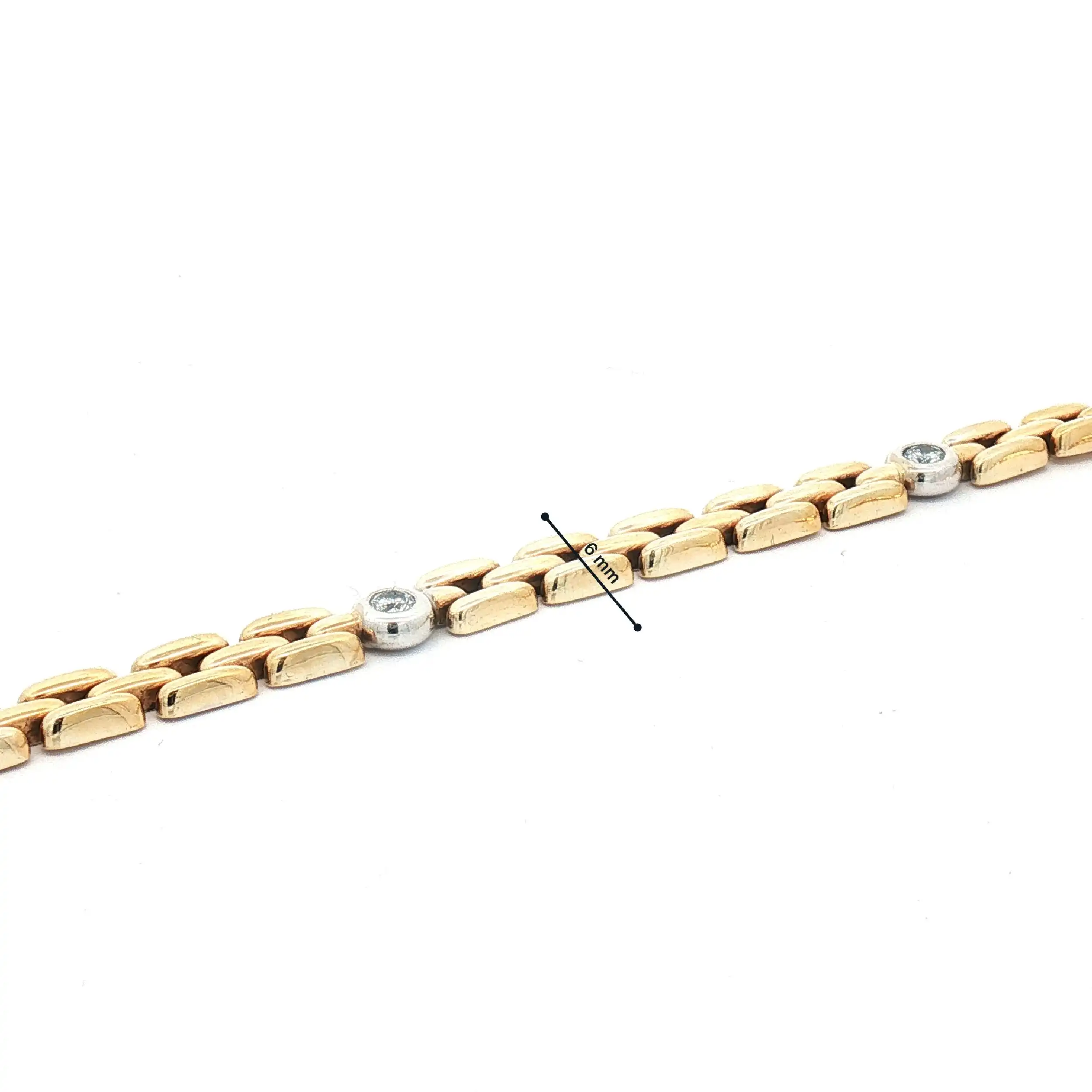 Collier Bicolor mit Brillanten Collier Bicolor mit Brillanten