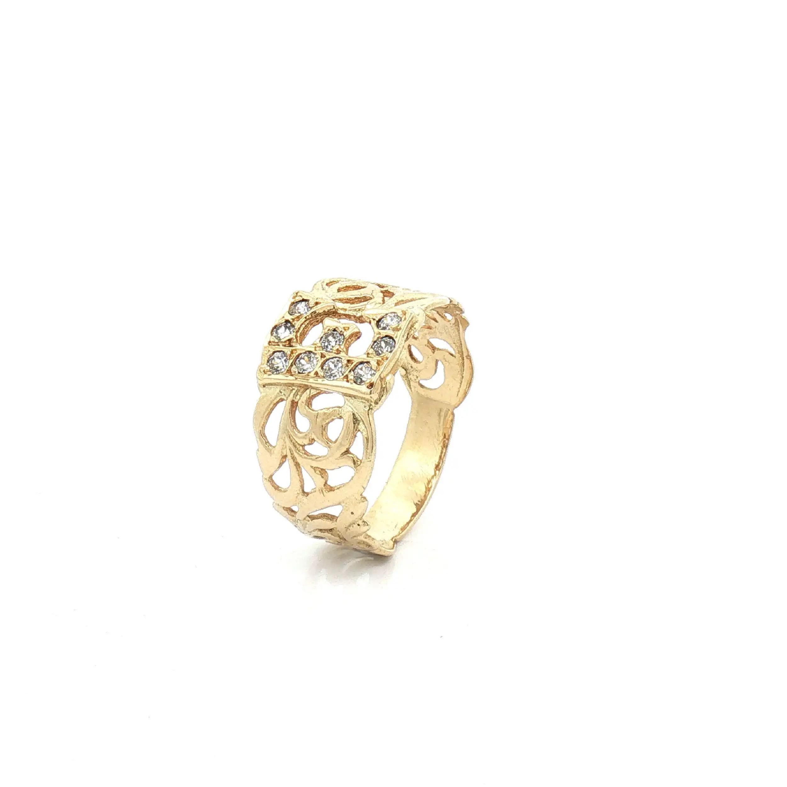 Ring Gelbgold mit Zirkonia 'E'