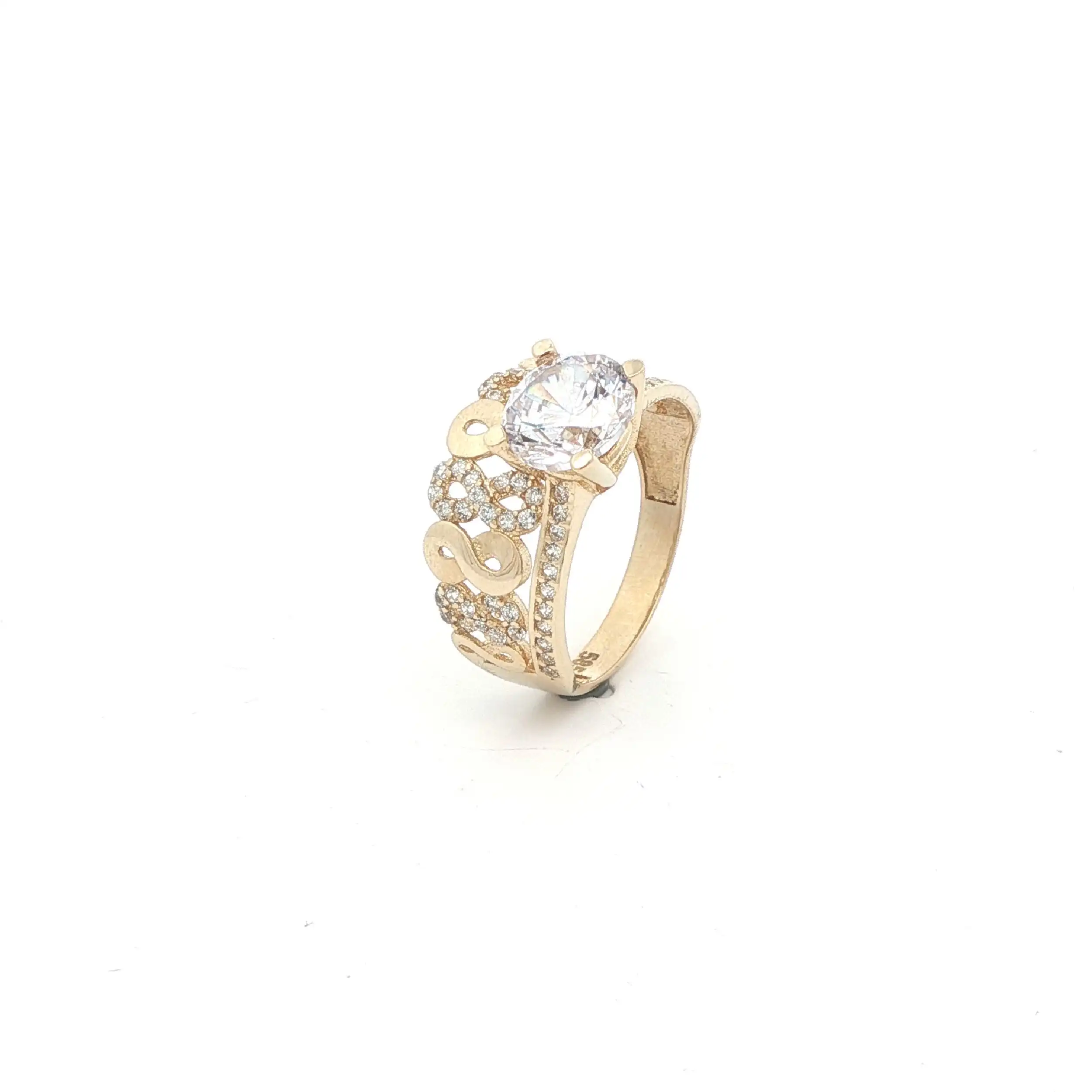 Ring Gelbgold mit Zirkonia Ring Gelbgold mit Zirkonia