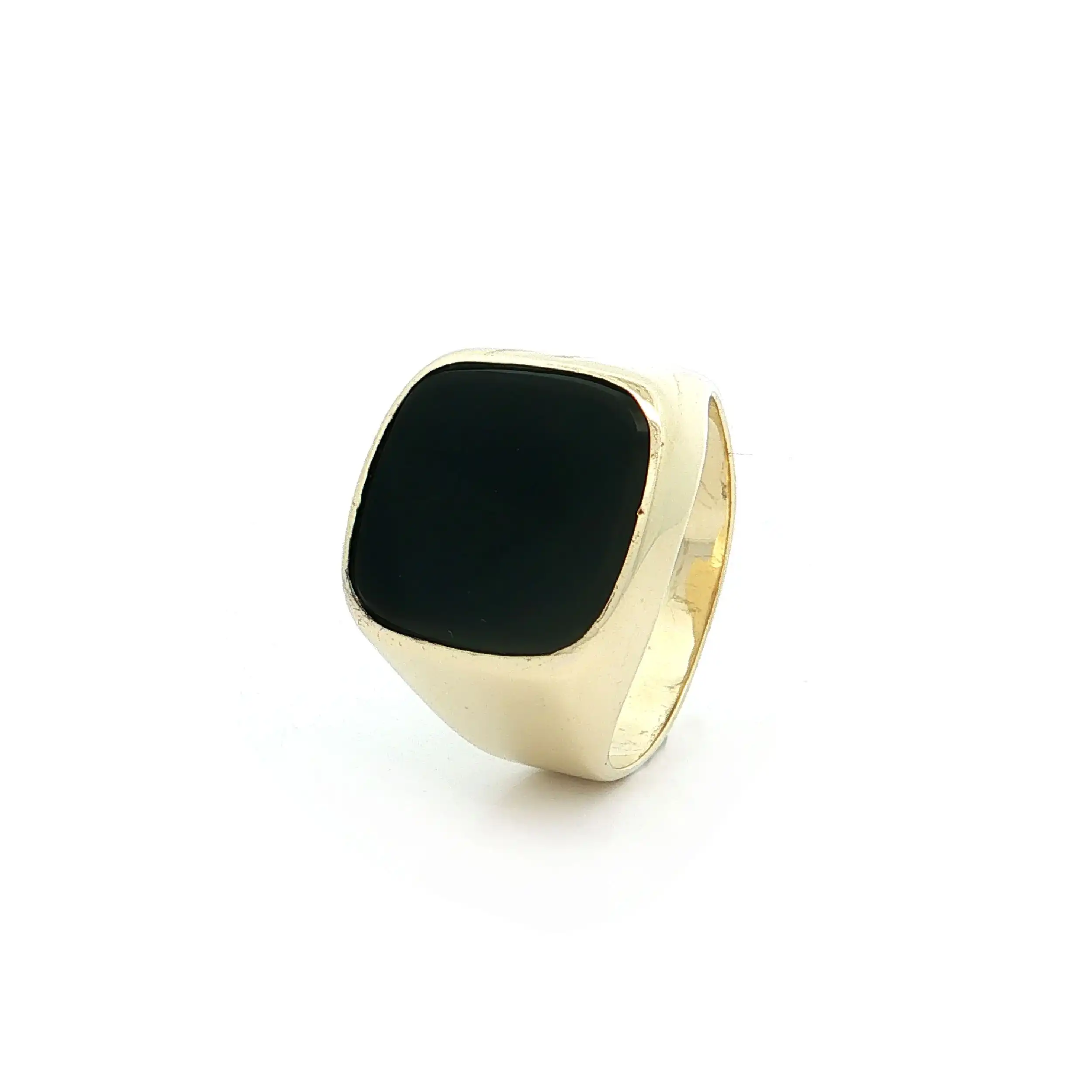 Ring Gelbgold mit Onyx