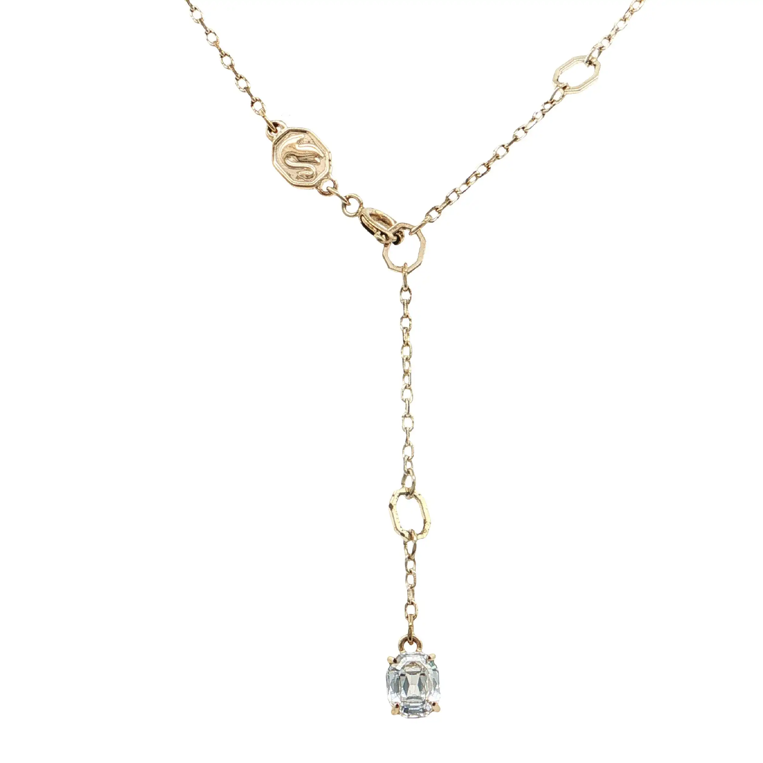 Collier vergoldet mit Zirkonia "Swarovski"