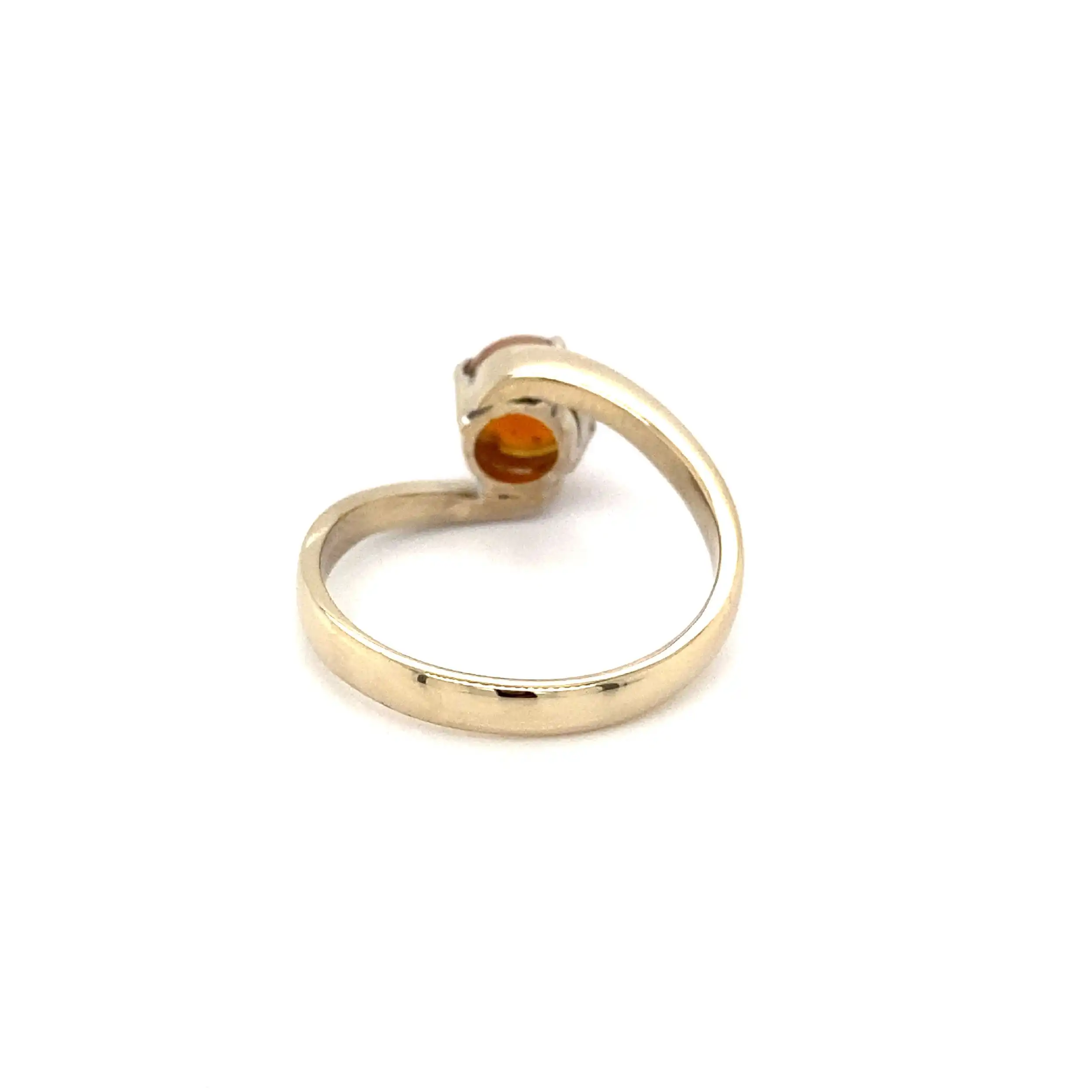 Ring Bicolor mit Farbstein Ring Bicolor mit Farbstein