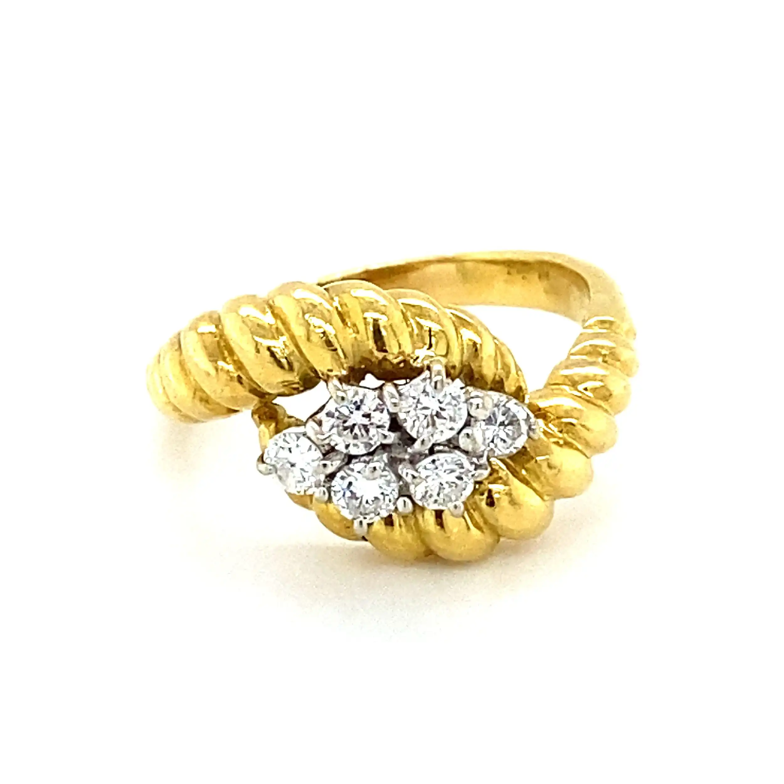 Ring Bicolor mit Brillanten Ring Bicolor mit Brillanten