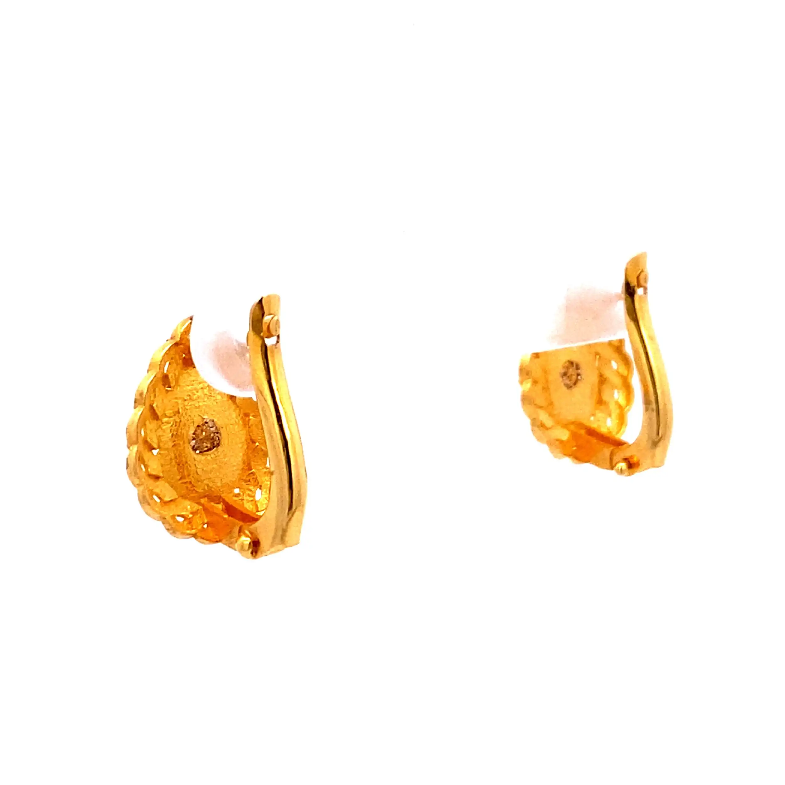 Ohrhänger Gelbgold