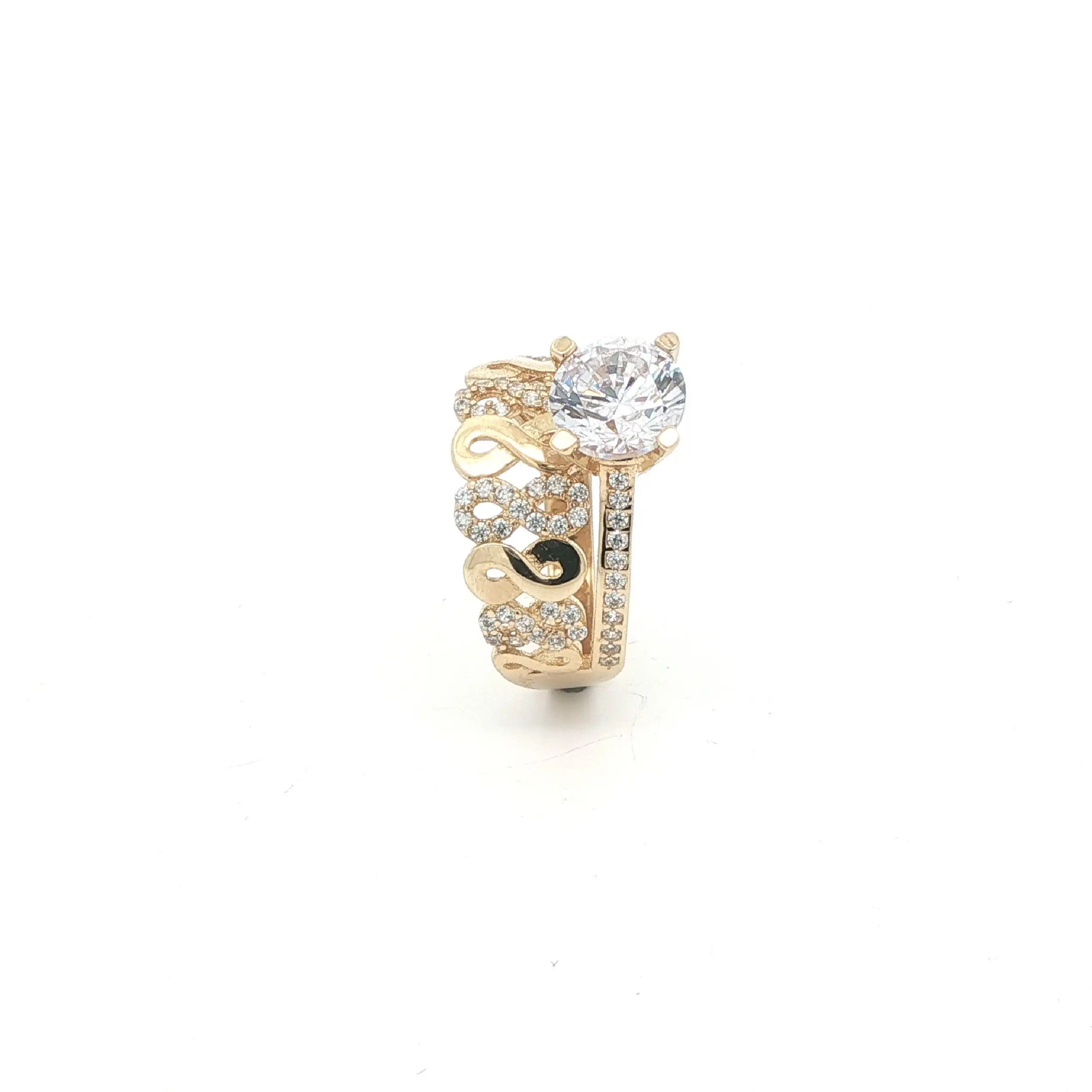 Ring Gelbgold mit Zirkonia