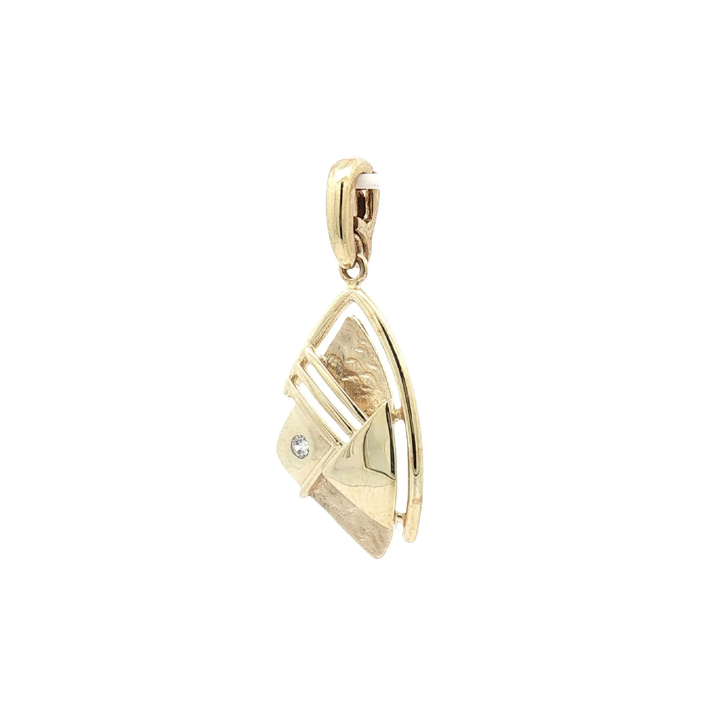 Anhänger Gelbgold mit Zirkonia Anhänger Gelbgold mit Zirkonia