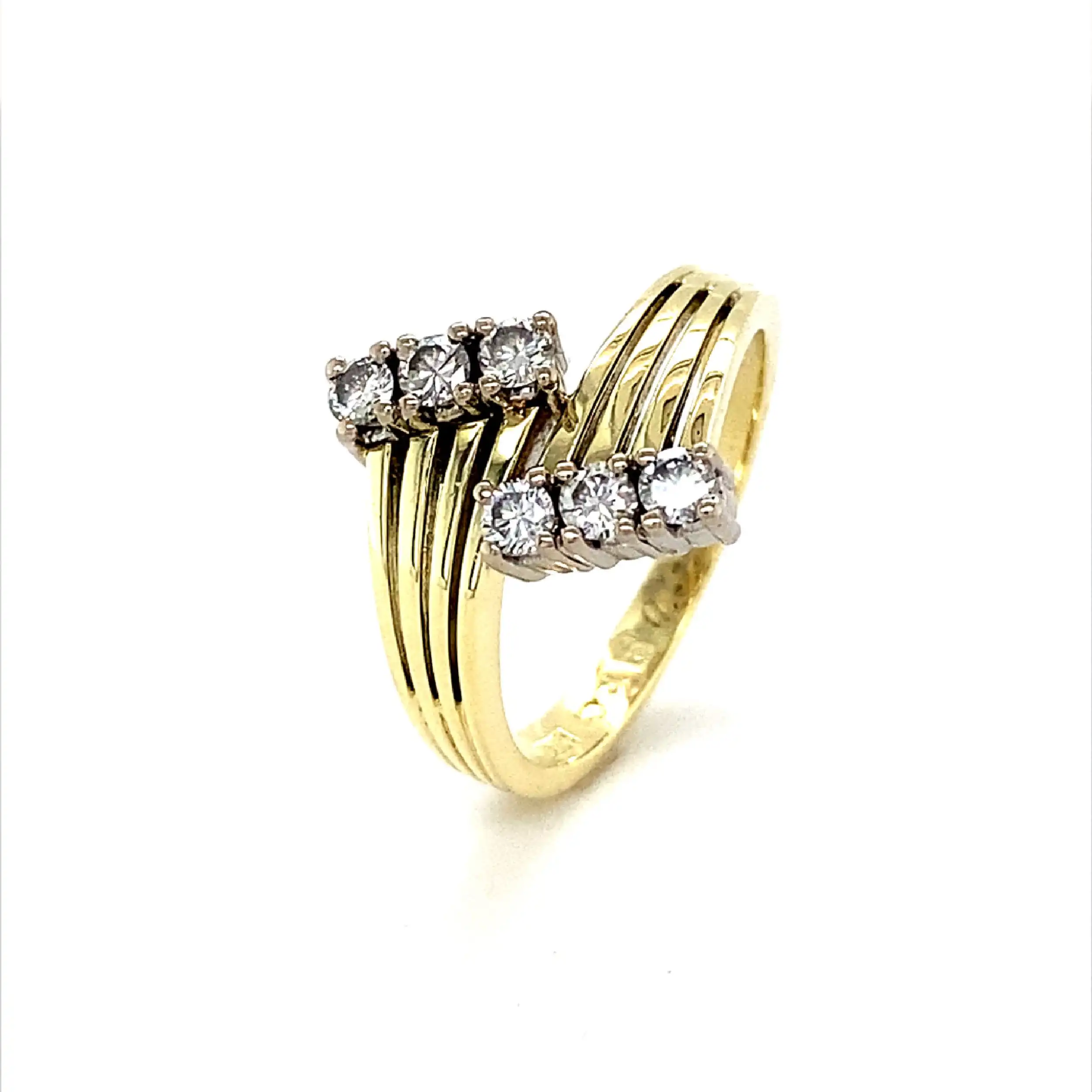 Ring Bicolor mit Brillanten Ring Bicolor mit Brillanten