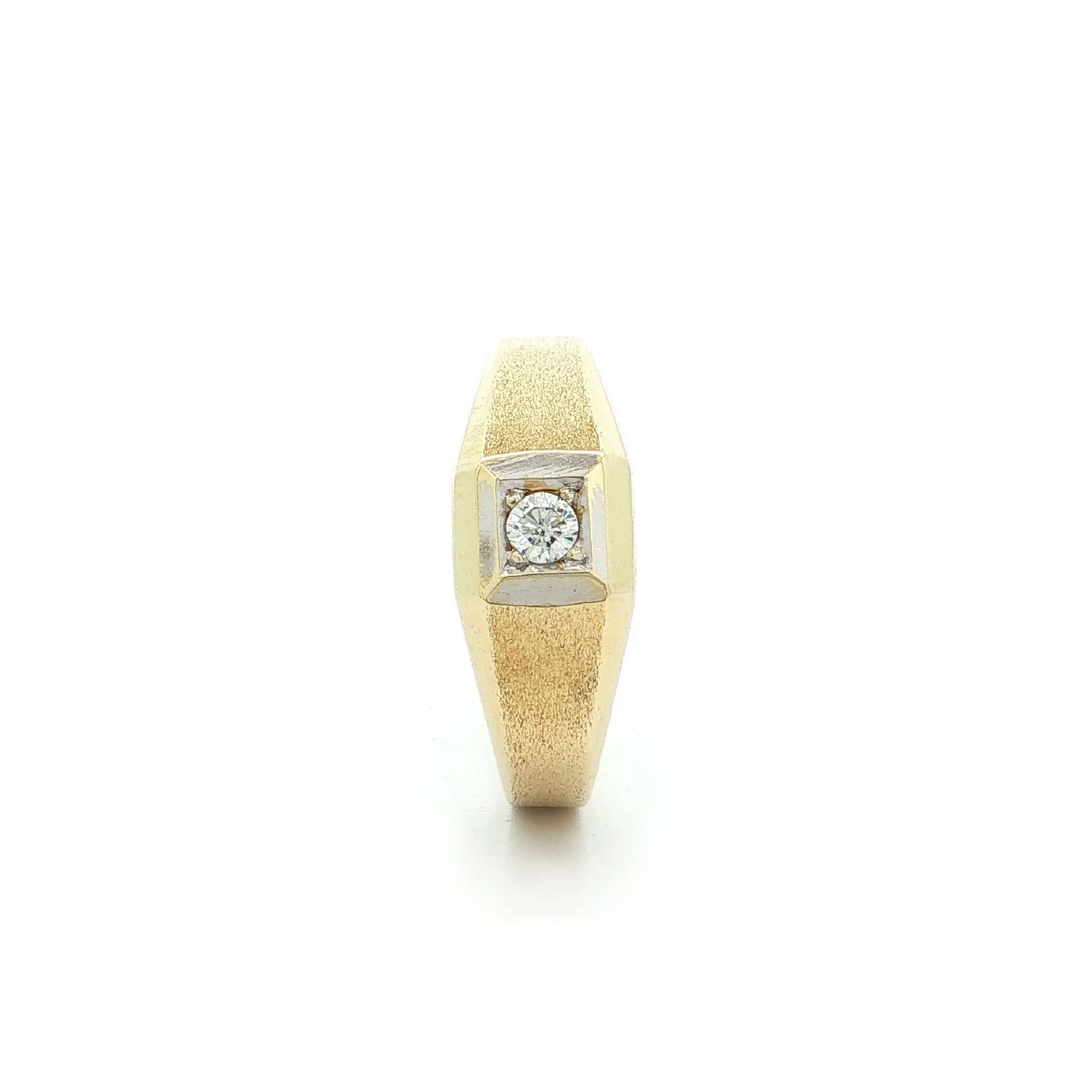 Ring Bicolor mit Brillant