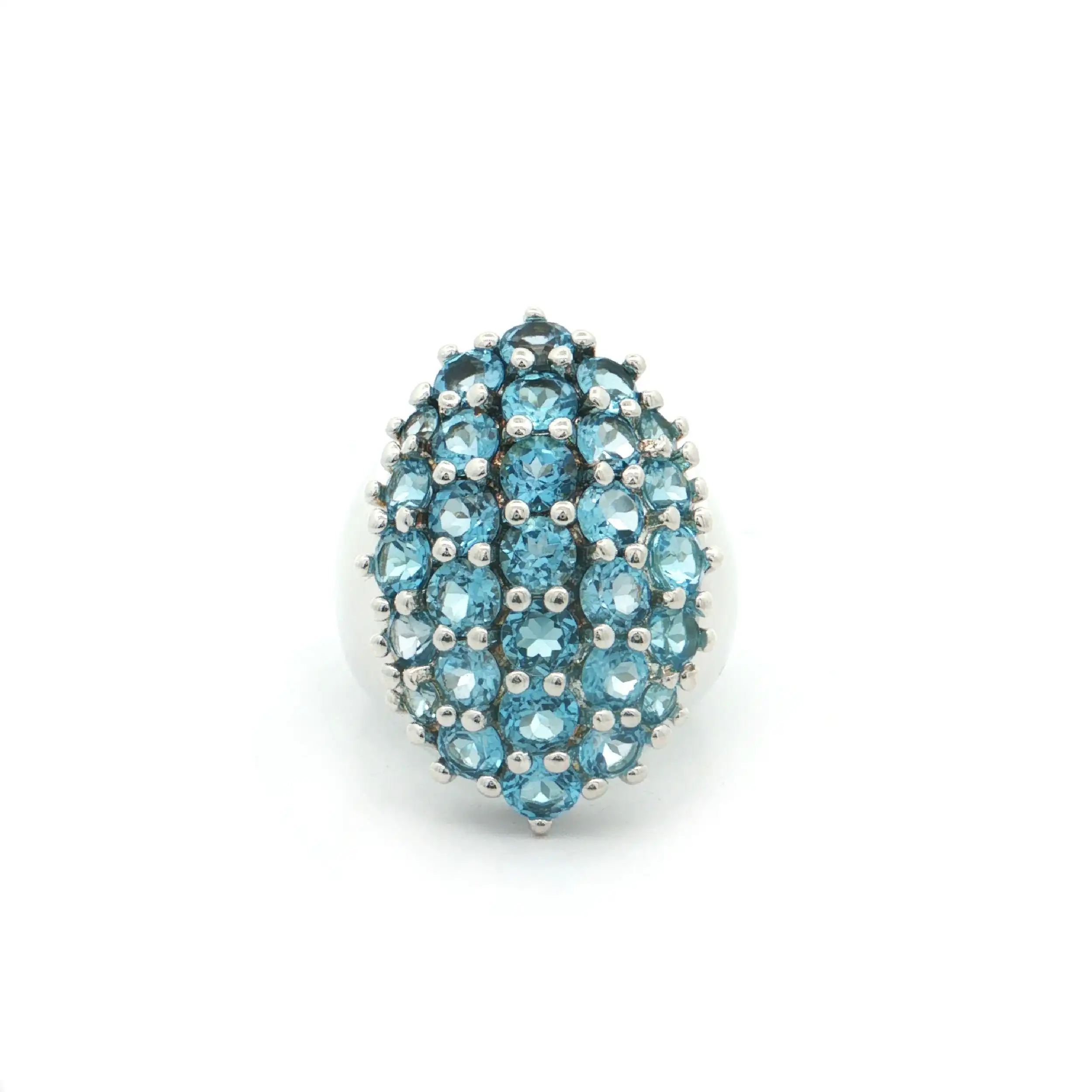 Ring Silber mit blauen Farbsteinen Ring Silber mit blauen Farbsteinen