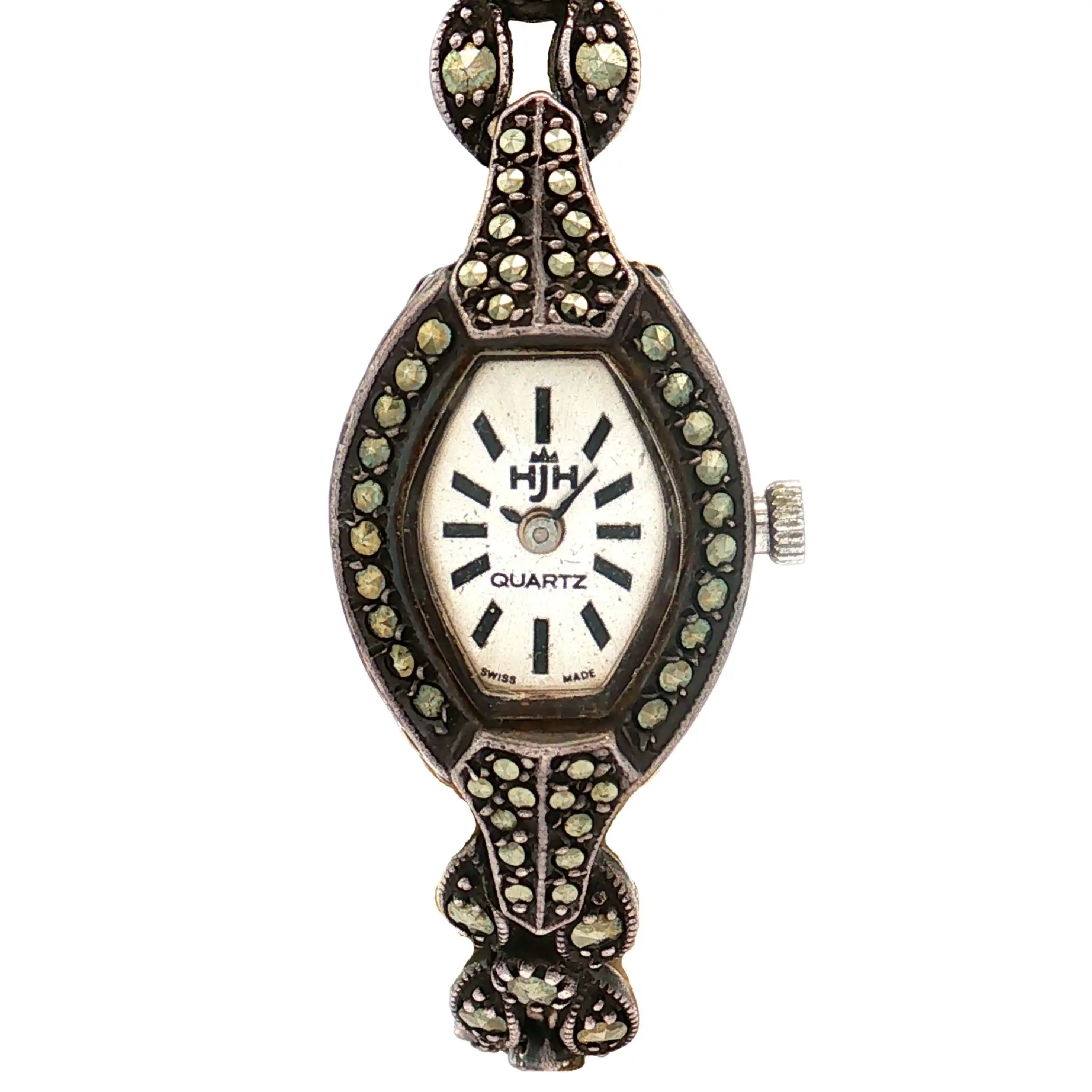 Armbanduhr mit Markasitsteinen