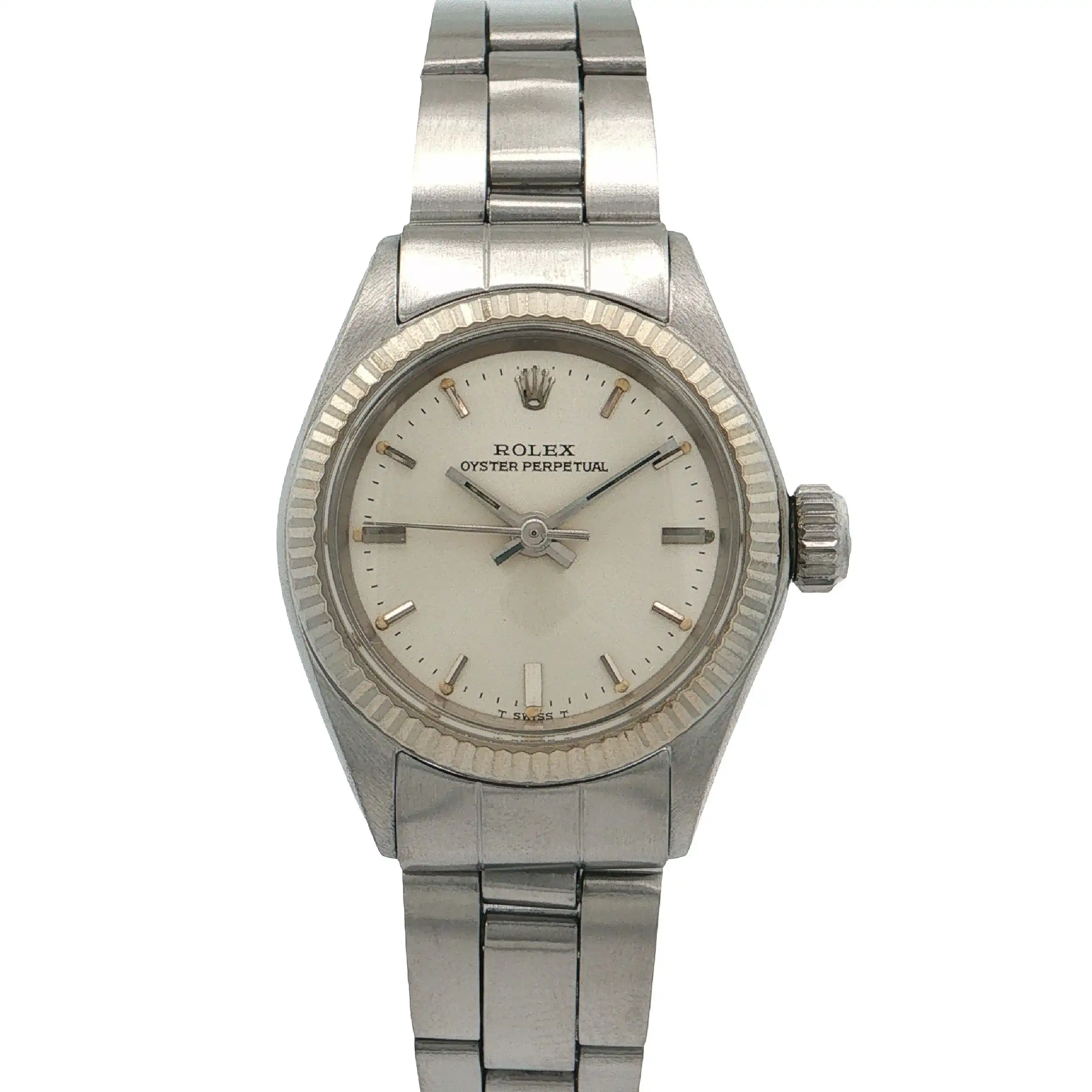 Damenuhr Rolex Oyster Perpetual 25mm Ref.6619 mit Box und Papieren aus 1972