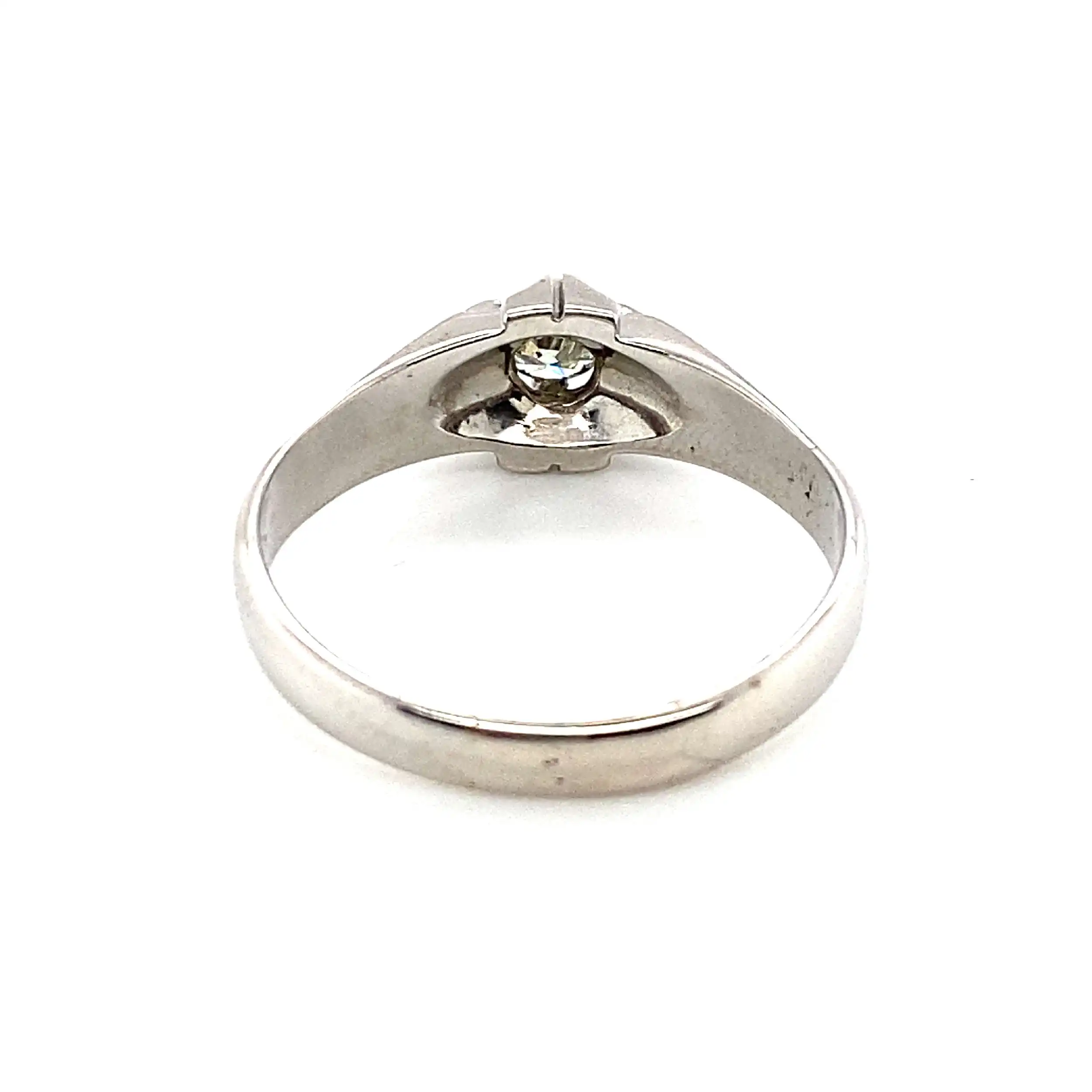 Ring Weißgold mit Brillant Ring Weißgold mit Brillant