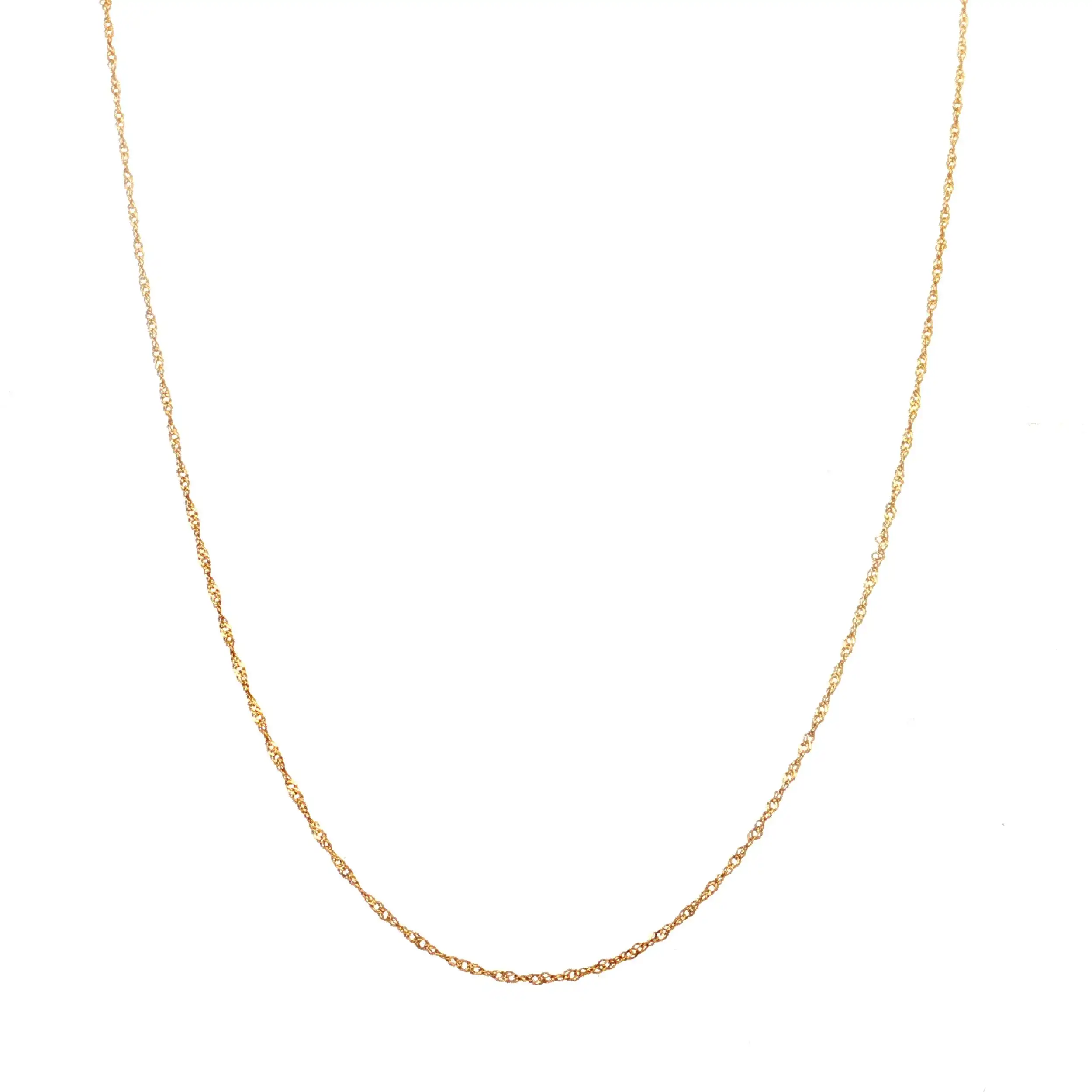 Kette gedreht Gelbgold