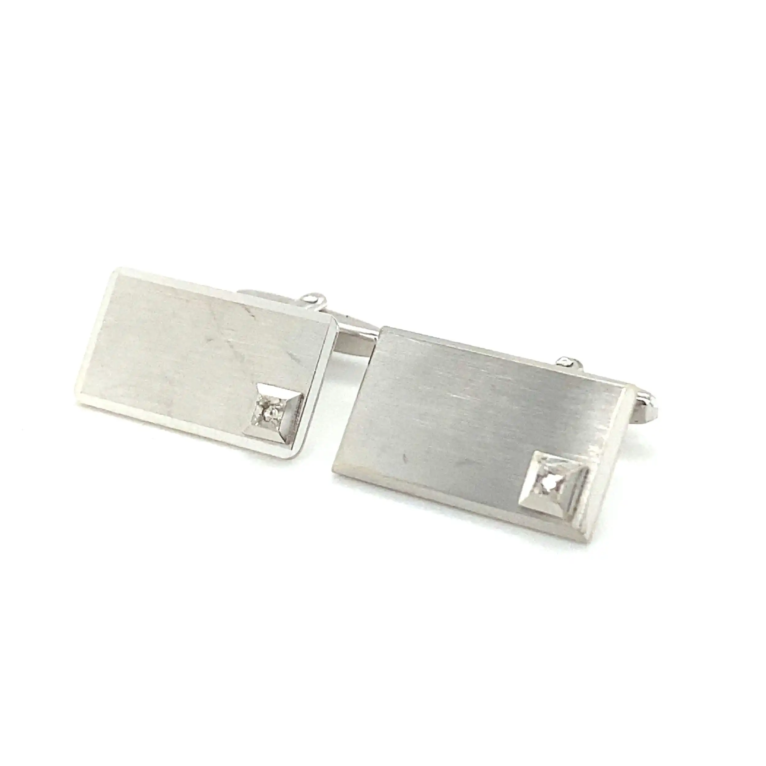 Manschettenknöpfe mit Diamanten Manschettenknöpfe mit Diamanten