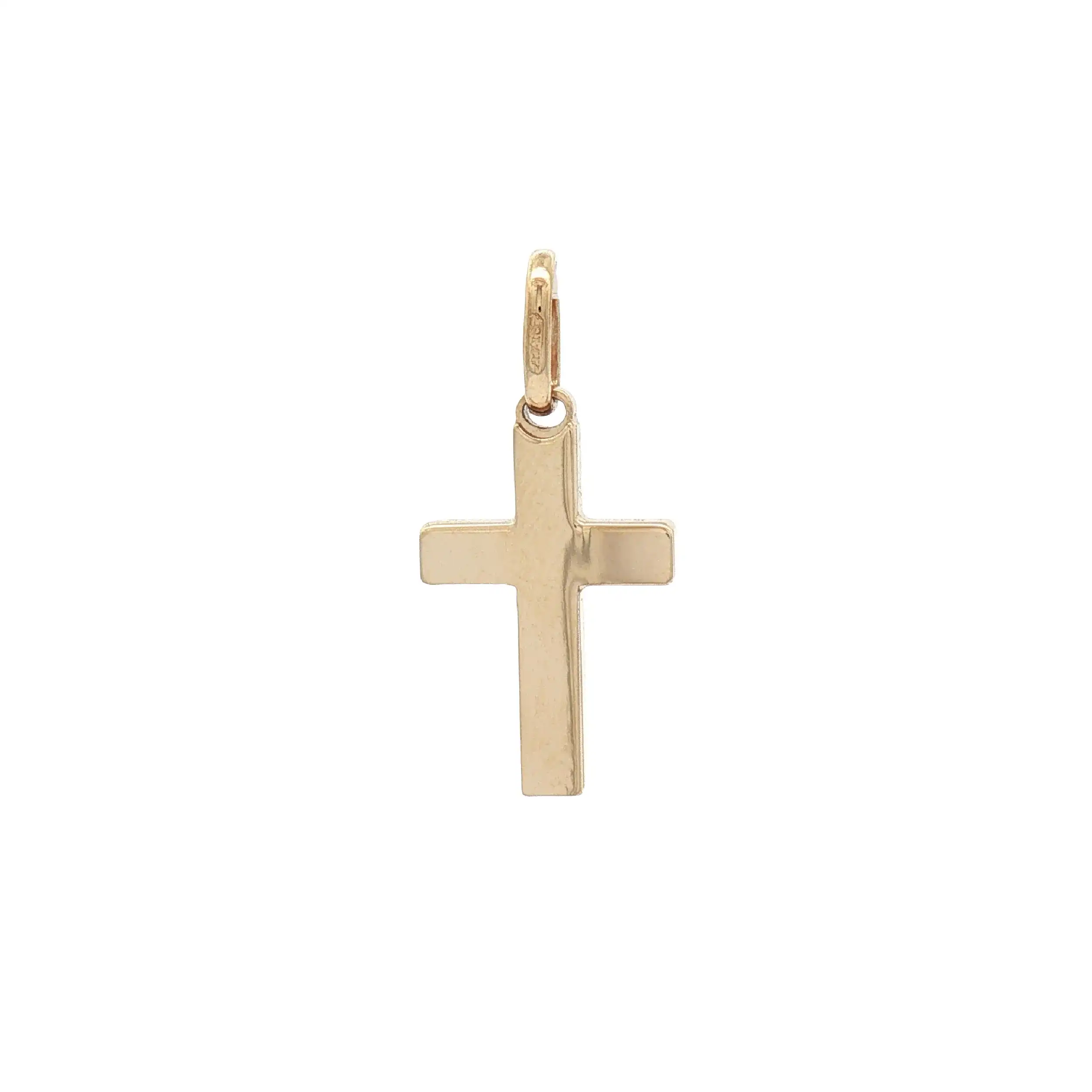 Kreuzanhänger Gelbgold Onyx Kreuzanhänger Gelbgold Onyx