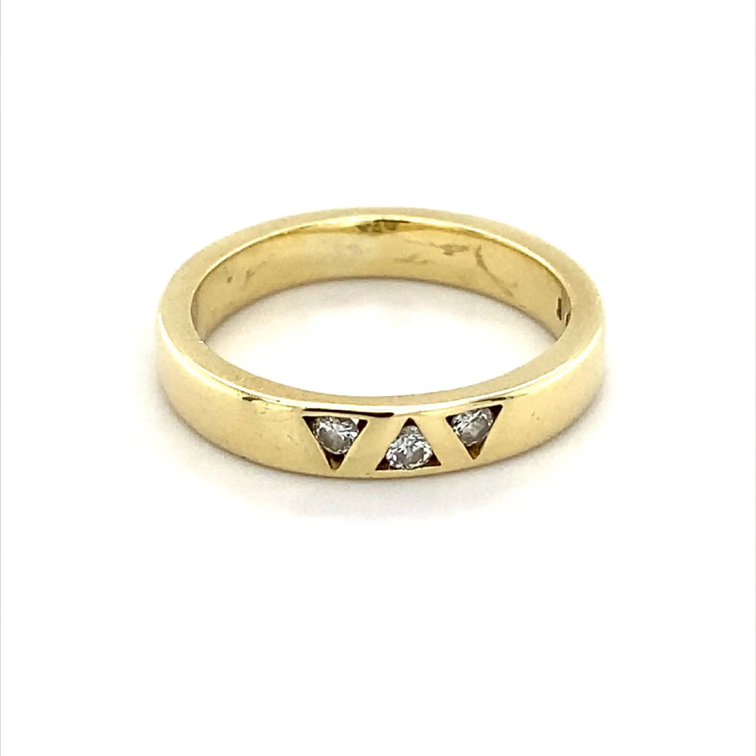 Ring Gelbgold mit Brillanten Ring Gelbgold mit Brillanten